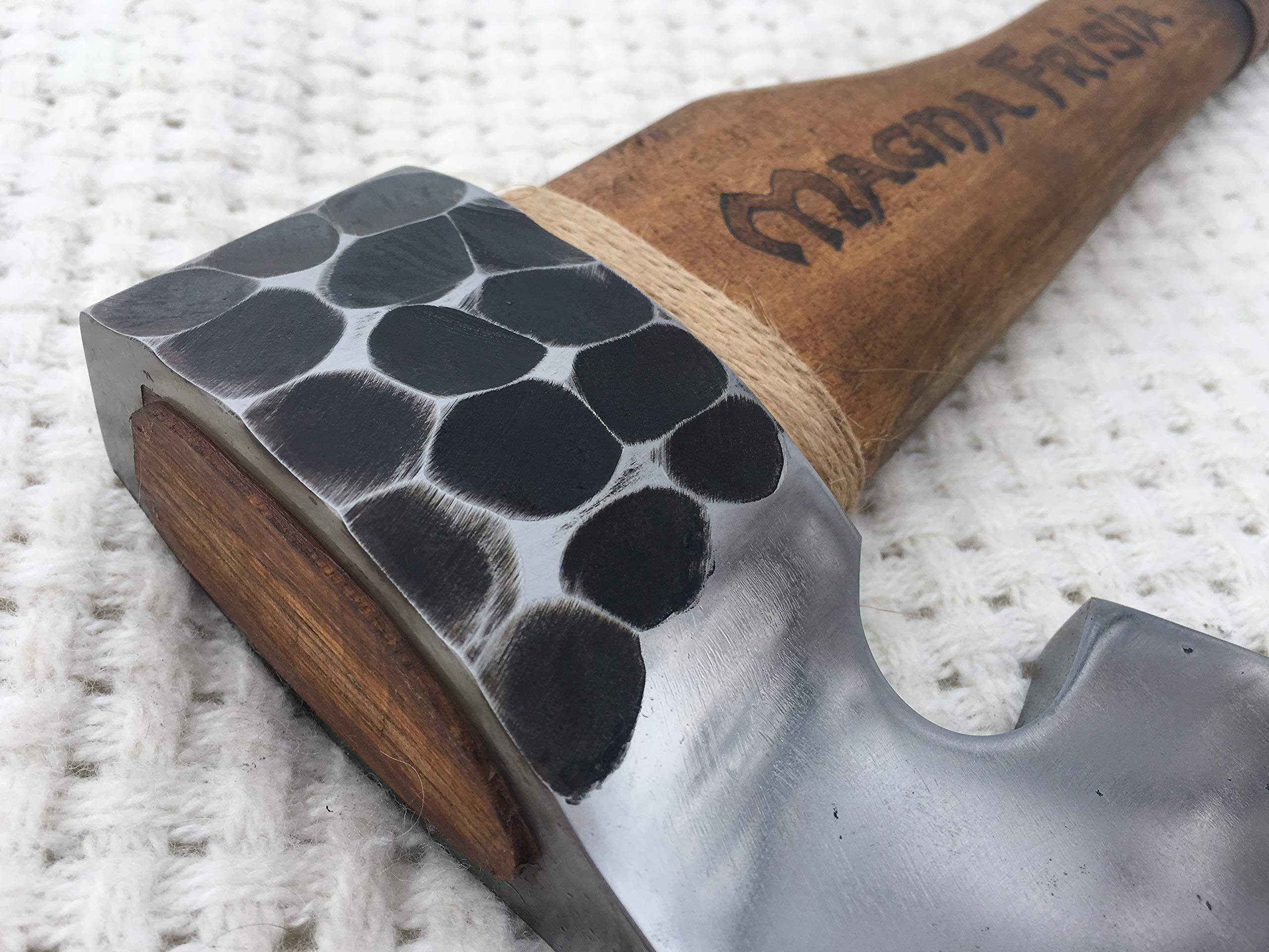 Viking Axe for Men - Handcrafted Wooden Hatchet for Stress Relief, Unique Birthday Gift for Him - Perfect for Camping, Outdoor Adventures & Home Decor