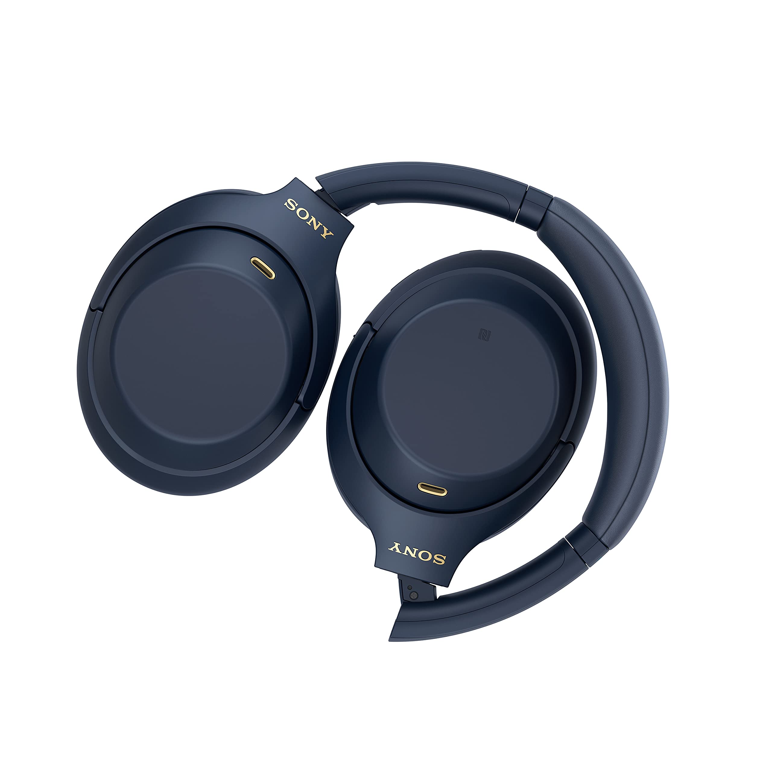 Sony WH-1000XM4 Wireless Noise Cancelling Headphones with 30-Hour Battery, Alexa & Google Assistant, Built-in Mic - Midnight Blue | Perfect for Travel, Work & Music Lovers