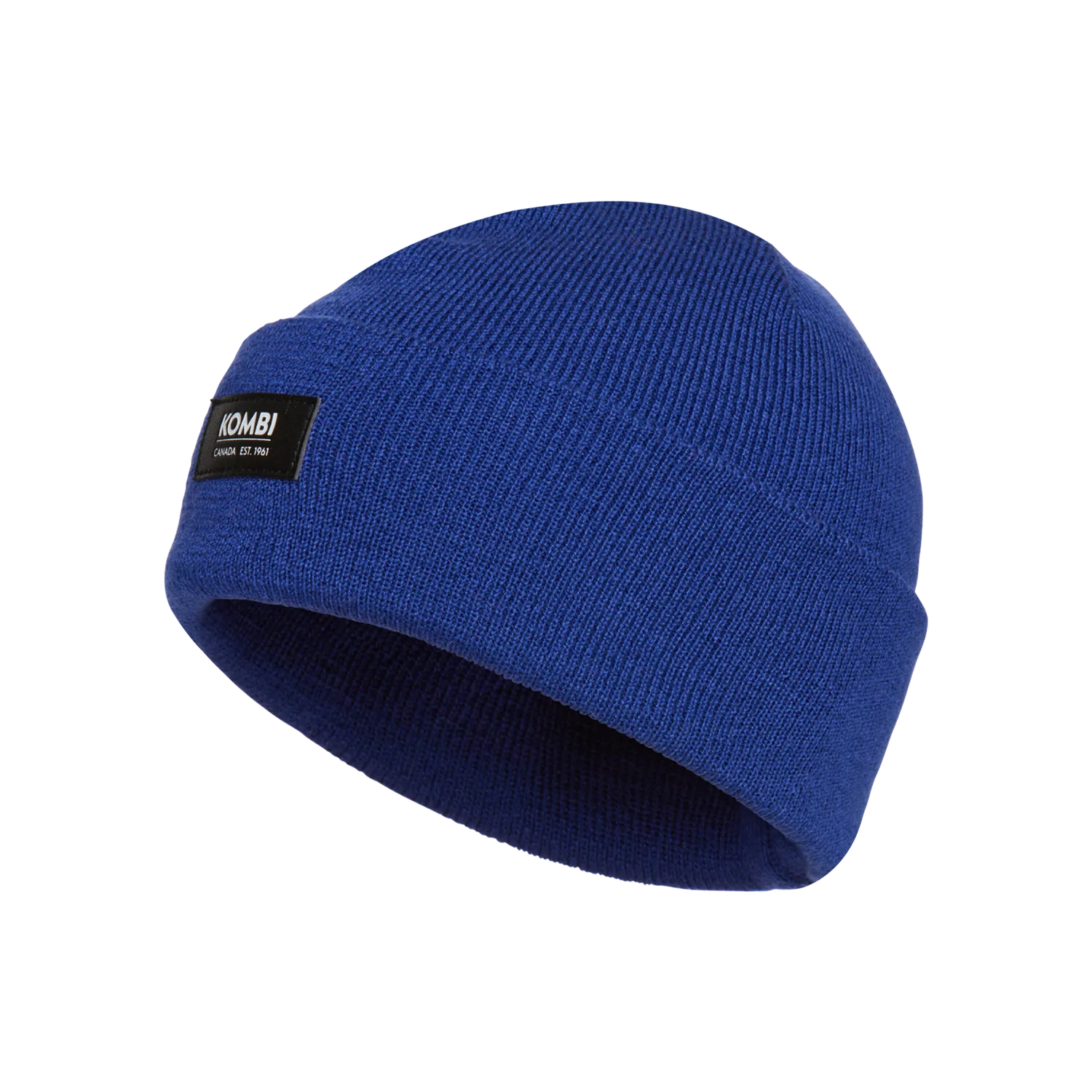 Kombi Sapphire Blue Craze Junior Brim Toque - Warm Winter Hat for Kids, Perfect for Snowboarding, Skiing & Outdoor Activities