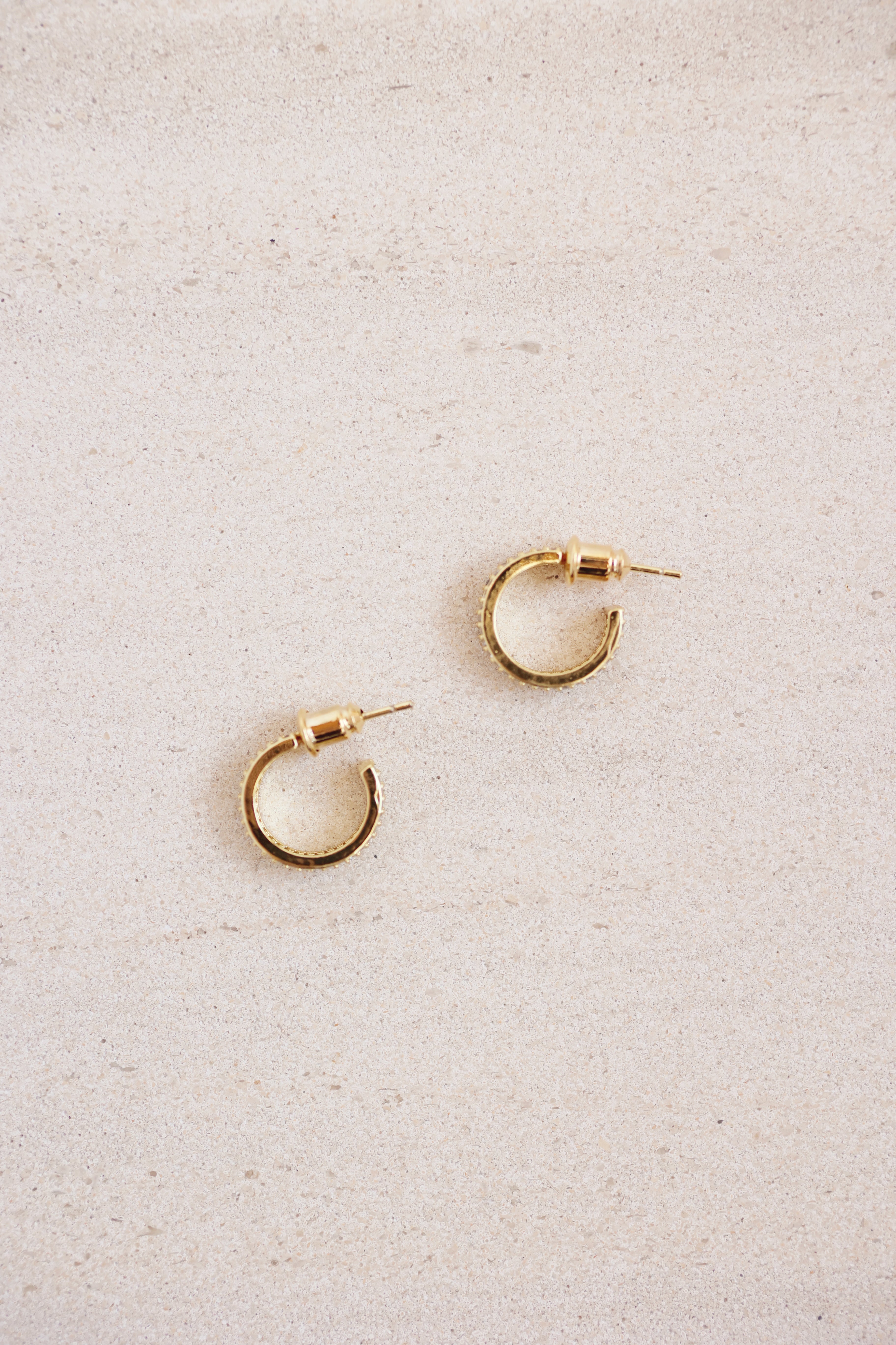 Sunshine Huggie Earrings - Gold Hoop Earrings for Women, Minimalist Huggie Hoops for Everyday Wear, Perfect for Work, Parties & Gifting