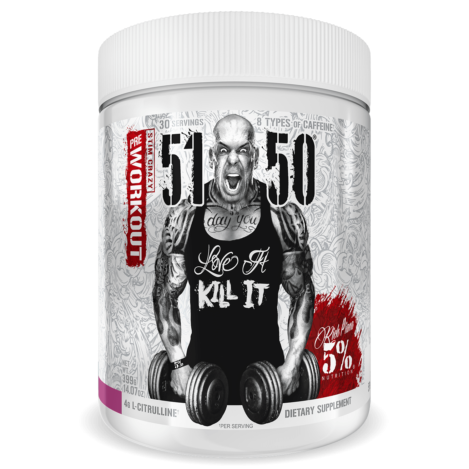 5% Nutrition 5150 Legendary Series Pre-Workout Supplement - 30 Servings for Energy & Focus - Ideal for Gym, Bodybuilding & Athletic Performance
