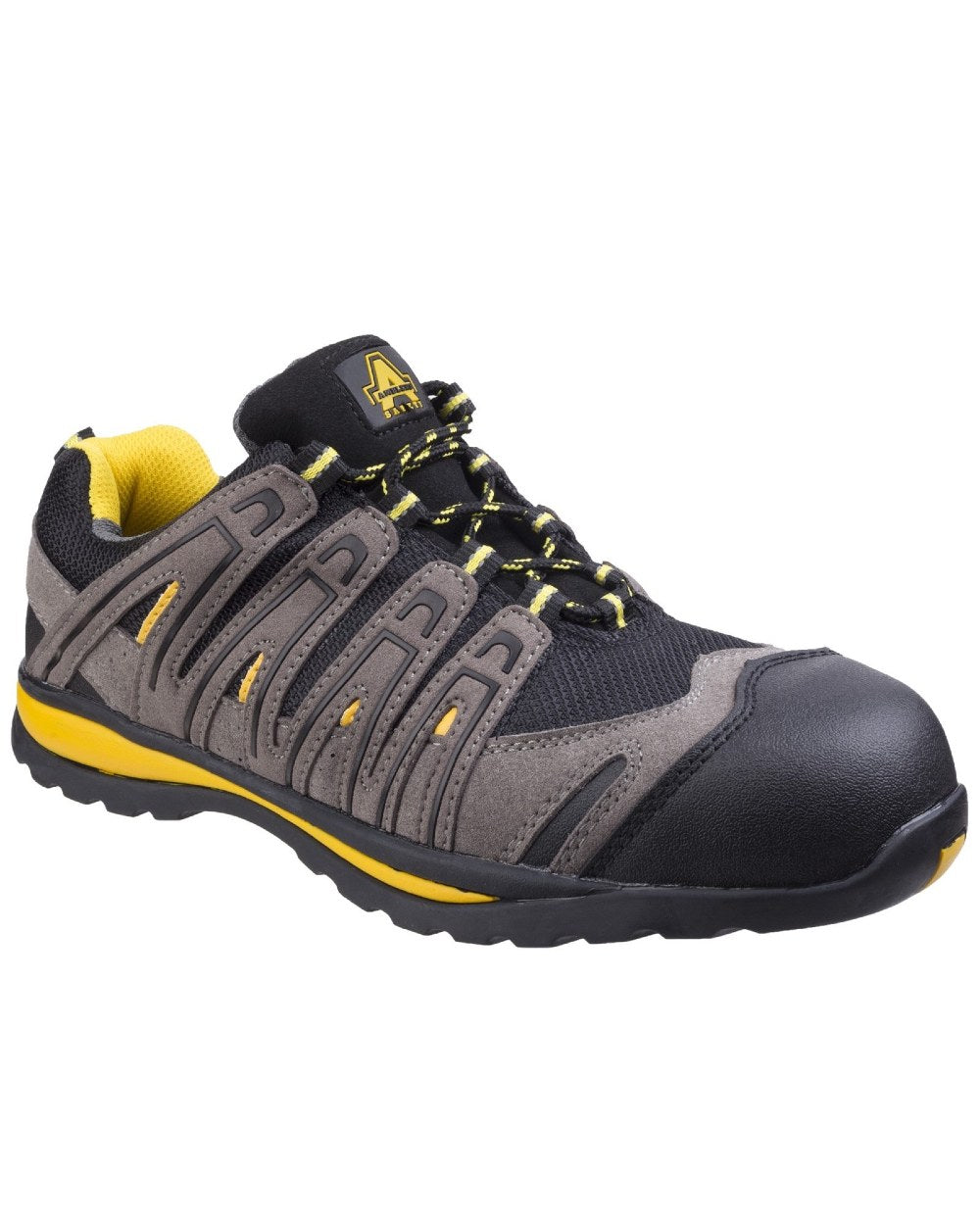 Amblers FS42C Non-Slip Safety Work Shoes - Steel Toe & Electrical Hazard Protection for Construction, Warehouse & Industrial Workers
