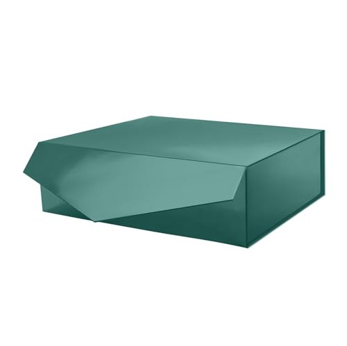 13.5x9x4.1 Inch-Dark Green-Pack of 1
