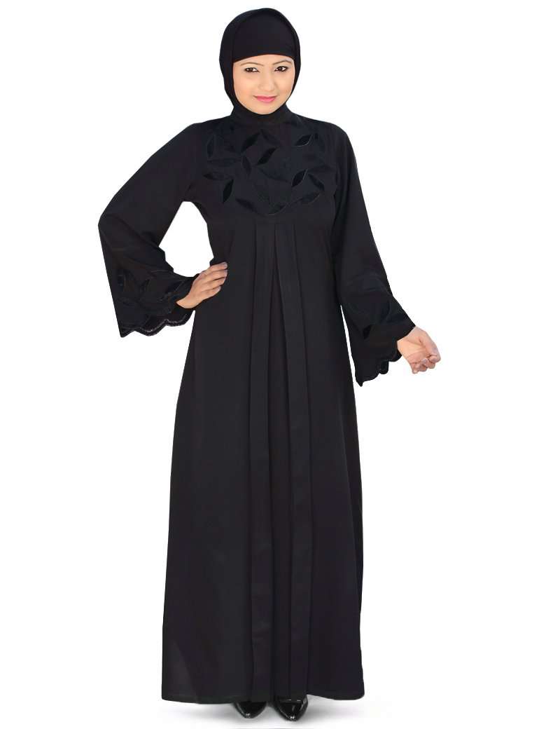 Elegant Fareeha Abaya - Modest Muslim Dress for Women - Perfect for Prayer, Eid, and Special Occasions