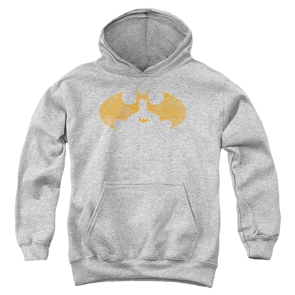 Batman Bat Symbol Unisex Youth Pullover Hoodie - Superhero Costume & Casual Wear for Kids & Teens