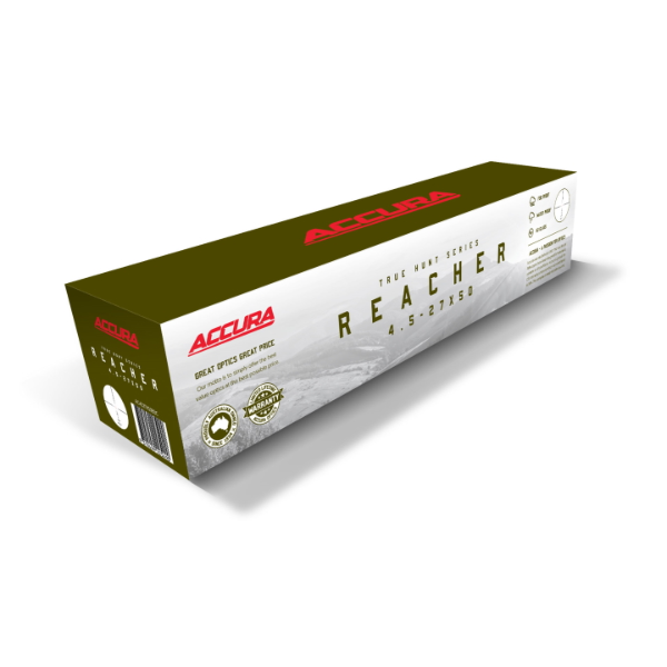 Accura Reacher 4.5-27x56 30mm BDC Illuminated Rifle Scope for Hunting & Long Range Shooting - Premium Optics for Precision Target Acquisition in Low Light Conditions