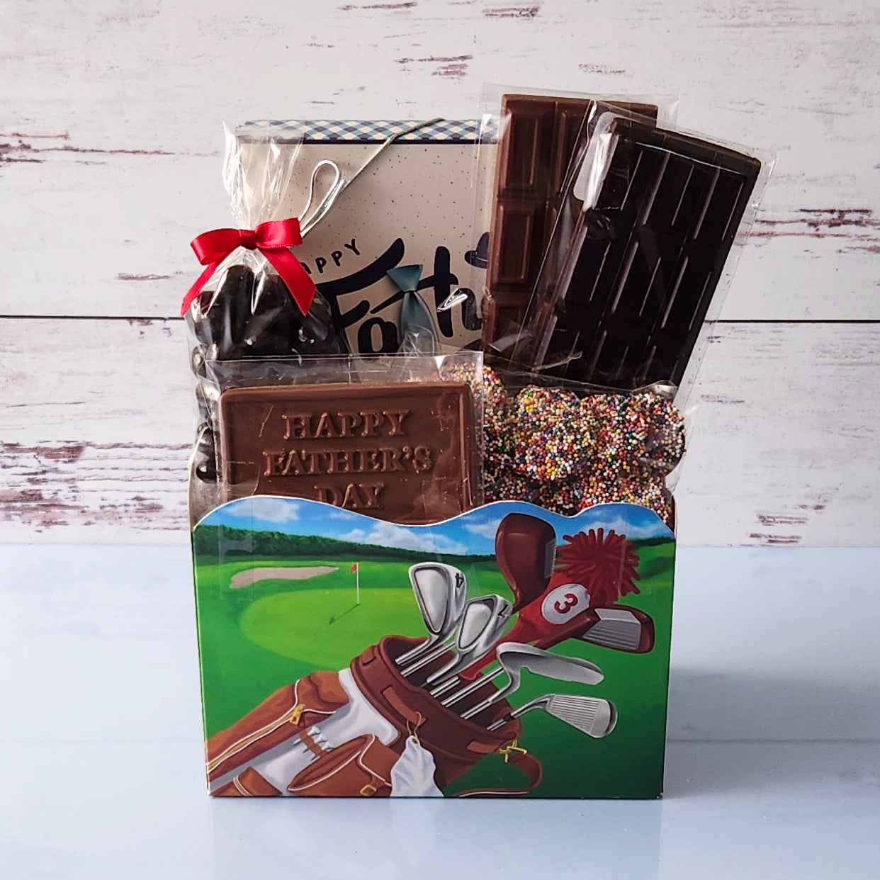 Best Father's Day Gift Basket - Premium Gourmet Snacks & Personalized Gifts for Dad - Perfect for Birthday, Anniversary & Special Occasions