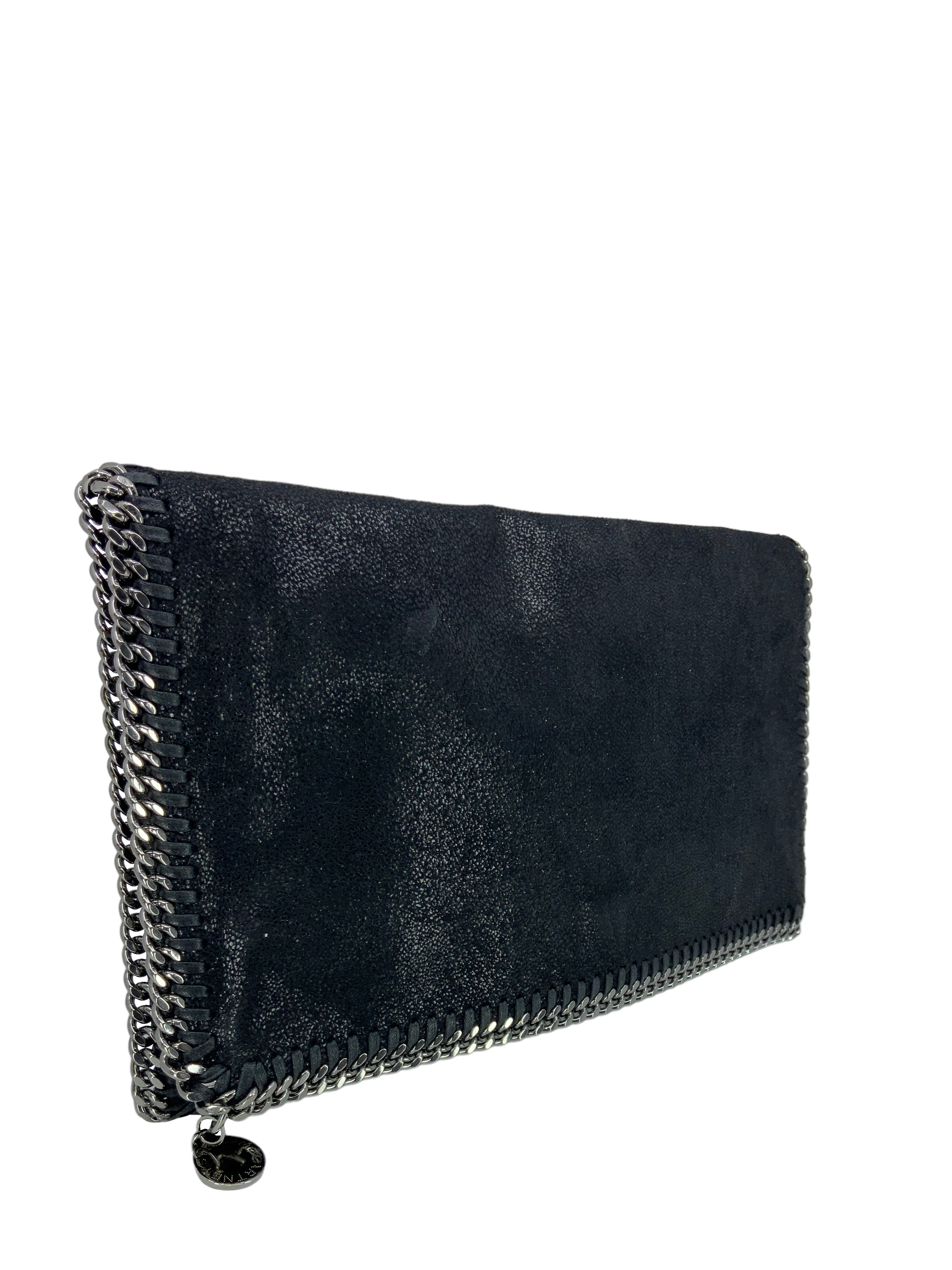 Stella McCartney Falabella Flap Clutch Bag - Vegan Leather Crossbody Purse for Women | Perfect for Evening Parties, Date Nights & Special Occasions