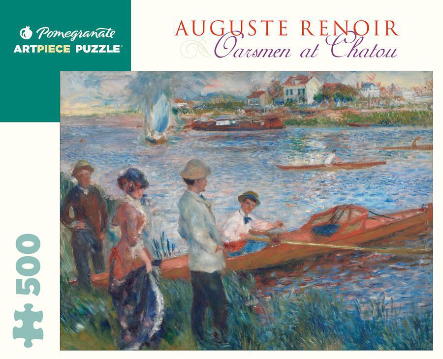 Augustine Renoir Oarsmen at Chatou 500-Piece Jigsaw Puzzle by Pomegranate - Perfect for Art Lovers, Puzzle Enthusiasts & Home Decor