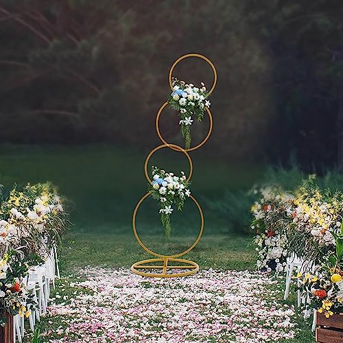 Gold - 1.64FT x 5.02Ft, Round