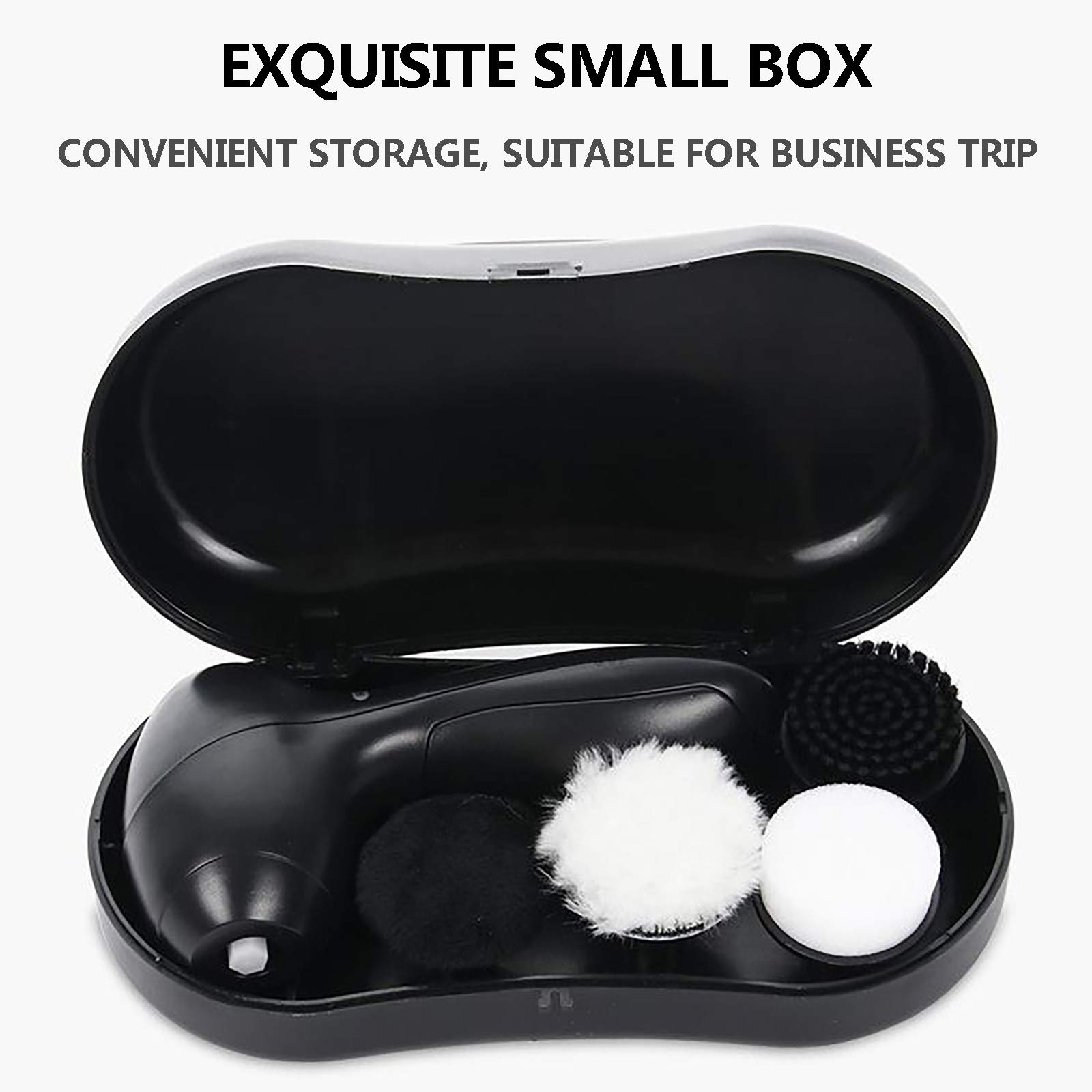 Electric Shoe Polisher Brush - Portable Leather Shoe Care Kit with Polishing Tools | Perfect for Home, Office & Travel Shoe Maintenance