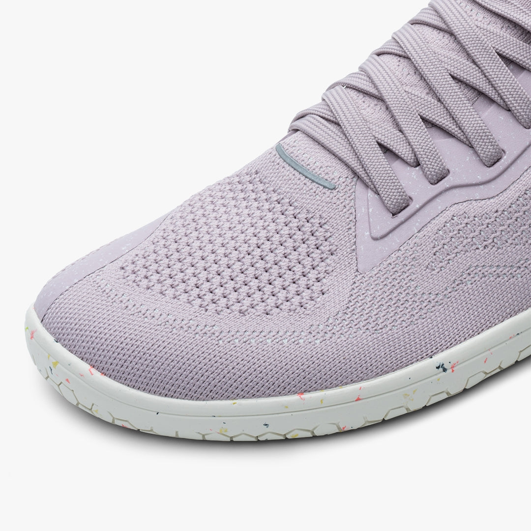 Vivobarefoot Women's Primus Lite Knit Barefoot Shoes - Violet Ice | Lightweight & Flexible for Running, Yoga & Everyday Wear