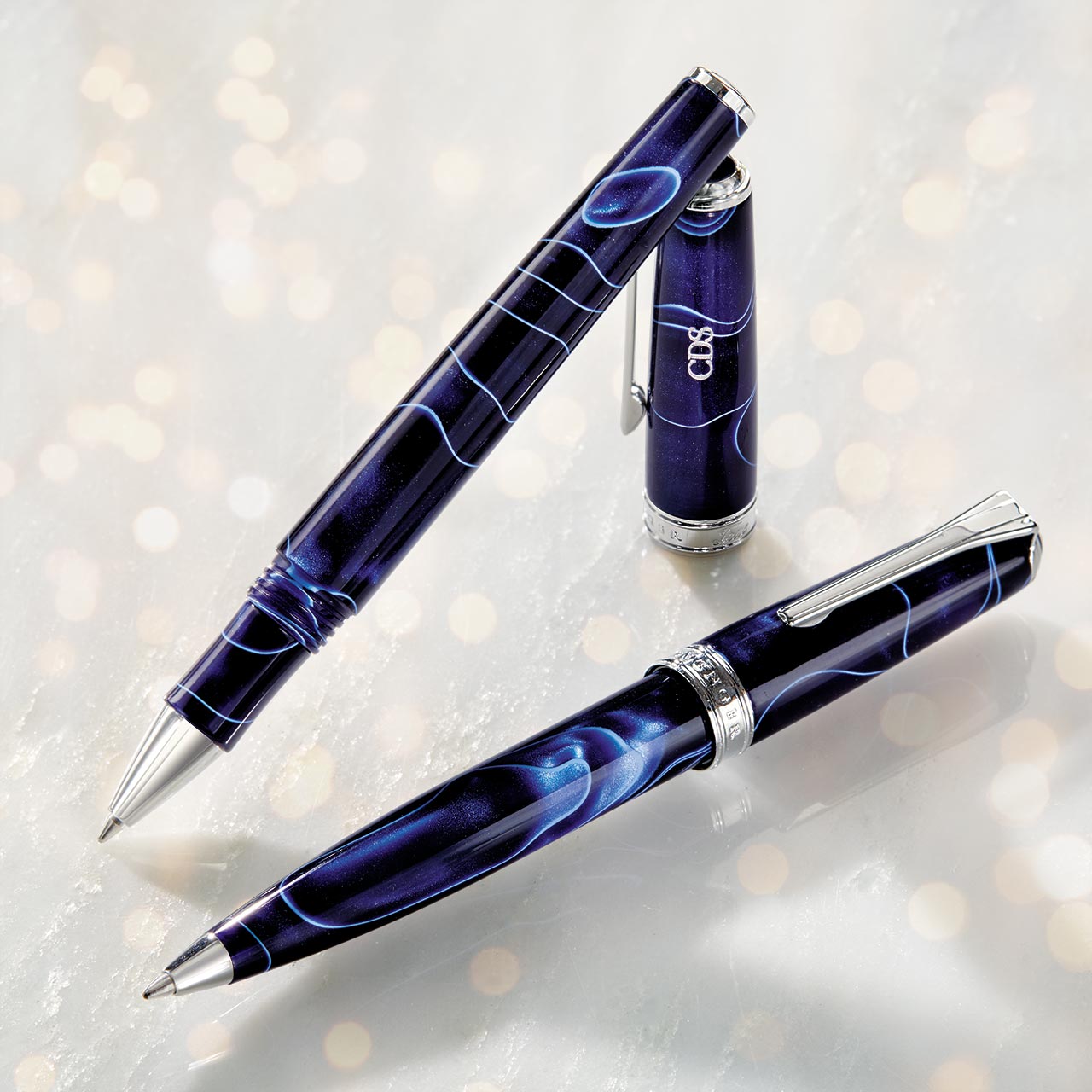 True Writer Classic Midnight Spark Pen - Premium Ballpoint Pen with Smooth Writing & Elegant Design - Perfect for Office, School, Gifts & Everyday Use