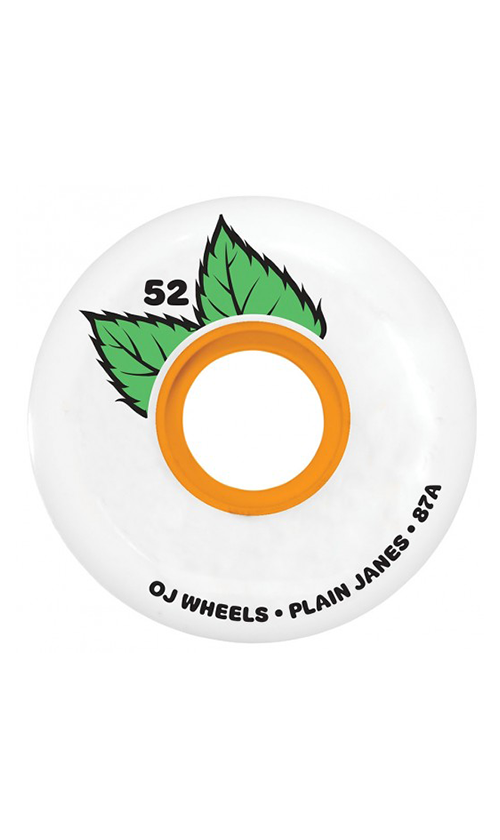 OJ Plain Jane Keyframe Wheels 87a - High Performance Skateboard Wheels for Street & Park Skating - Perfect for Tricks, Cruising & Smooth Rides