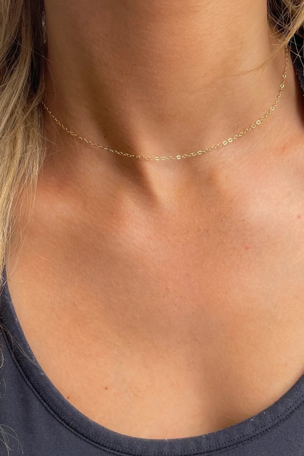 Elegant Tia Gold Necklace for Women - 14K Solid Gold Pendant with Adjustable Chain - Perfect for Gifts, Anniversaries & Special Occasions