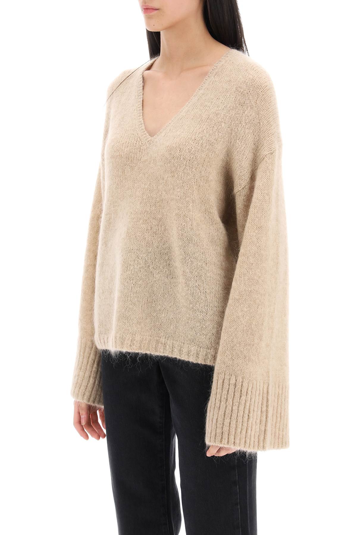 By Malene Birger Women's Wool & Mohair Cimone Sweater - Cozy Winter Pullover for Casual Outings & Office Wear