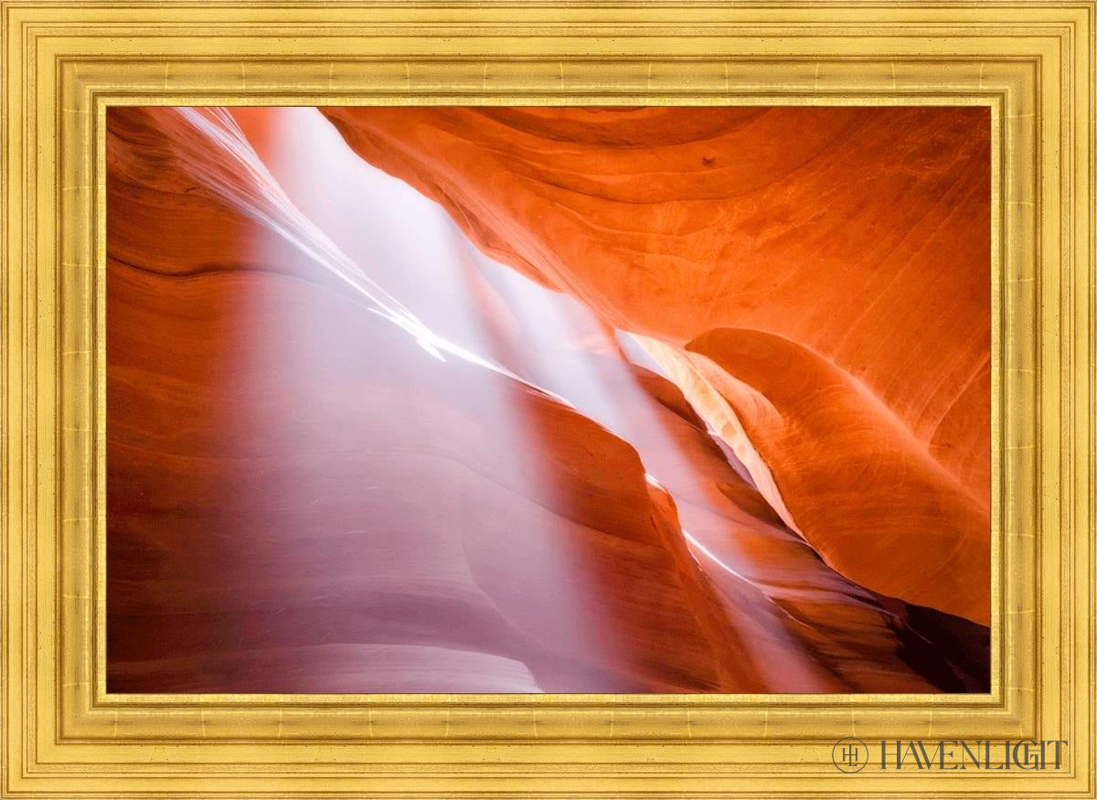Stunning Antelope Canyon Light Shafts Photography - Natural Sunbeams in Slot Canyon - Perfect for Wall Art, Travel Inspiration & Desert Landscape Decor
