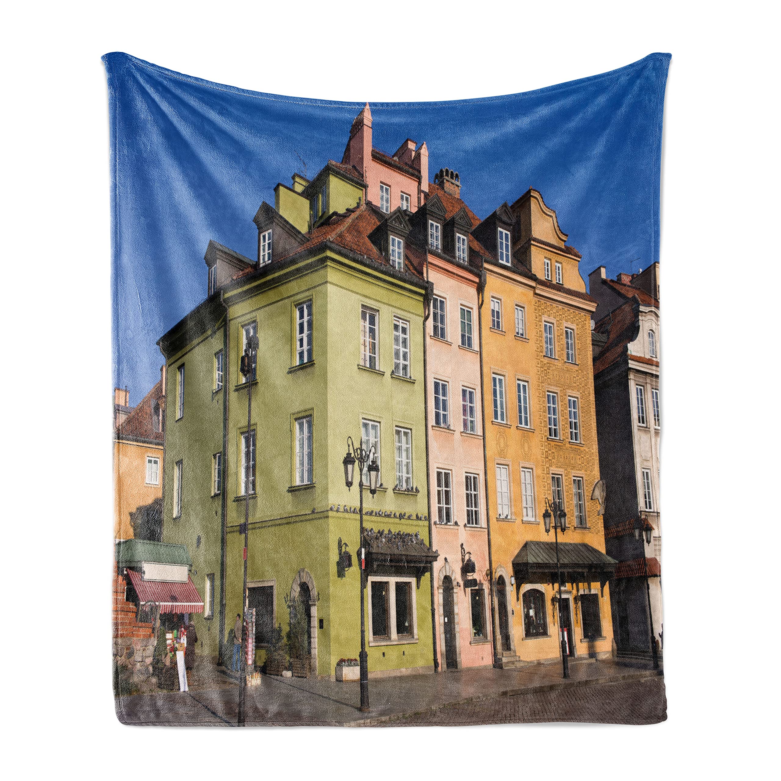 Ambesonne Europe Throw Blanket - 60