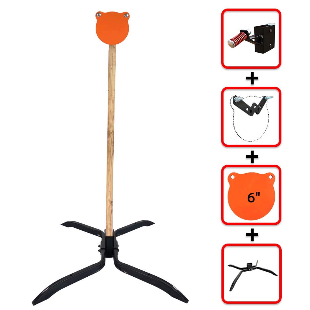 Highwild AR500 Steel Target Stand System - Durable 2x4 Mount Kit for Shooting Practice | Outdoor Range Training & Tactical Drills