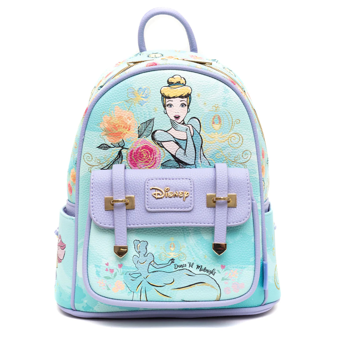 Cinderella Mini Backpack for Women - Cute Small Disney Princess Shoulder Bag, Perfect for Travel, School & Cosplay | Lightweight & Durable Fairy Tale Accessory