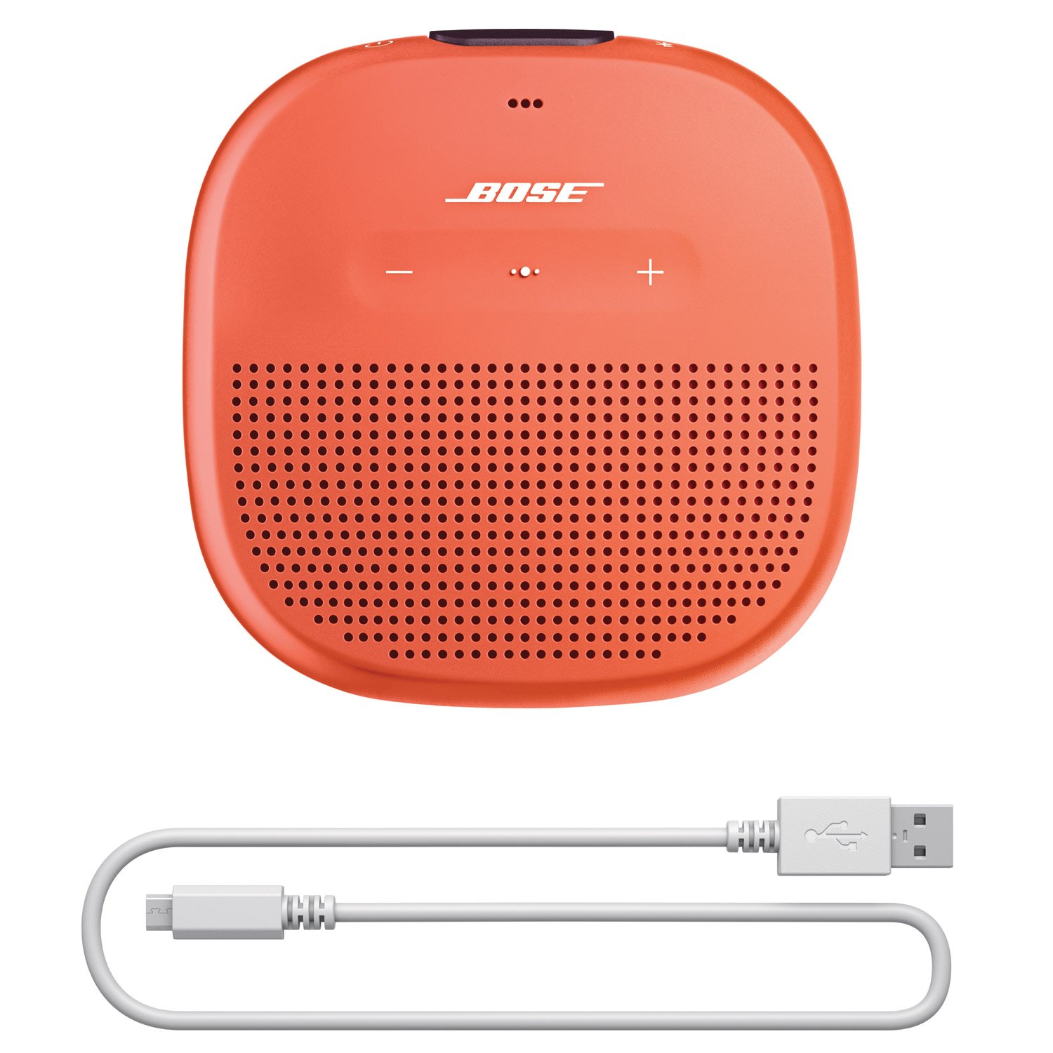 Bose SoundLink Micro: Compact Waterproof Bluetooth Speaker with Rich Bass - Perfect for Outdoor Adventures, Beach, Pool & Travel (Bright Orange)