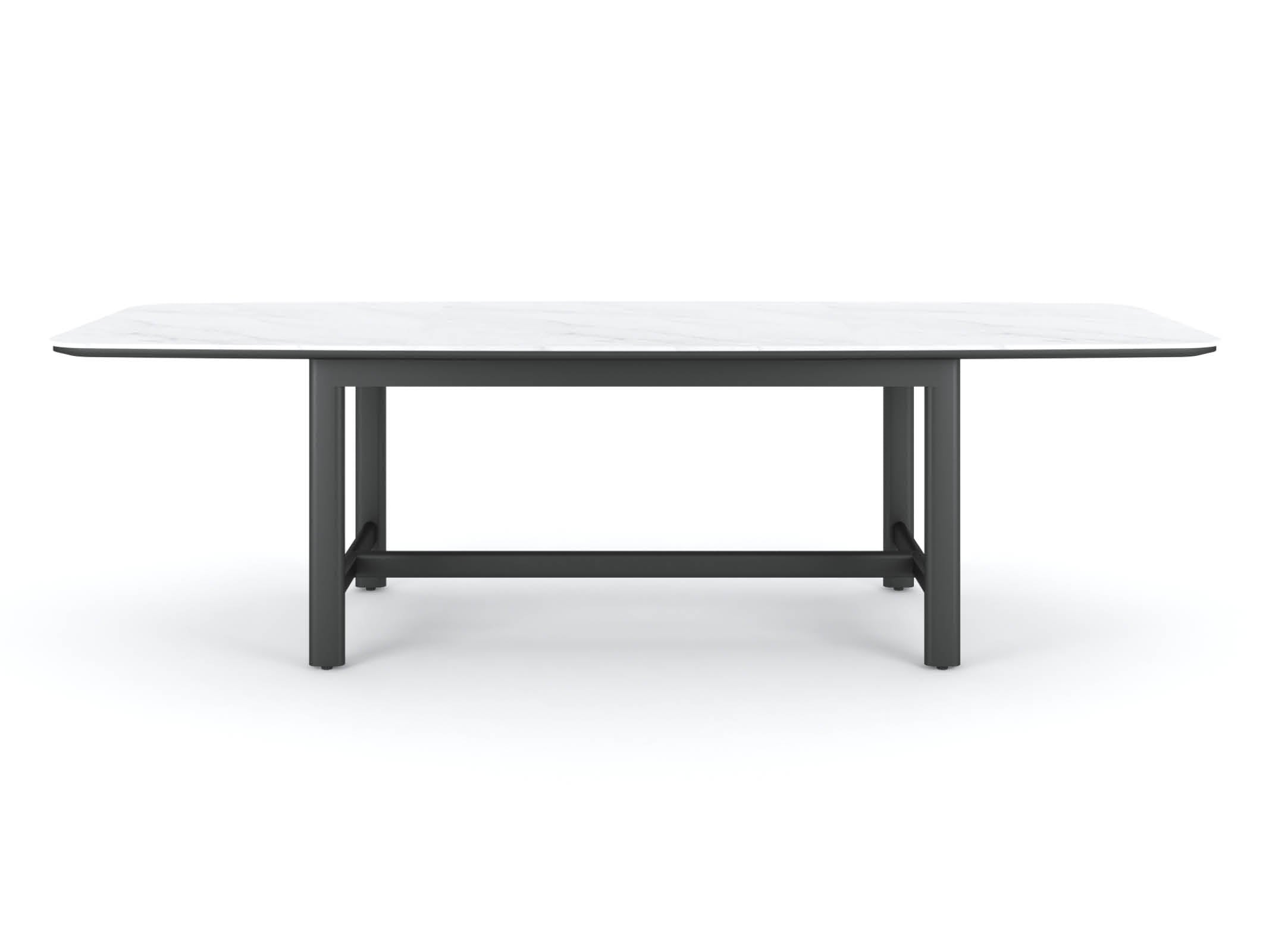 Elegant Curved Dining Table for Modern Home - Perfect for Small Spaces, Breakfast Nooks & Contemporary Dining Rooms