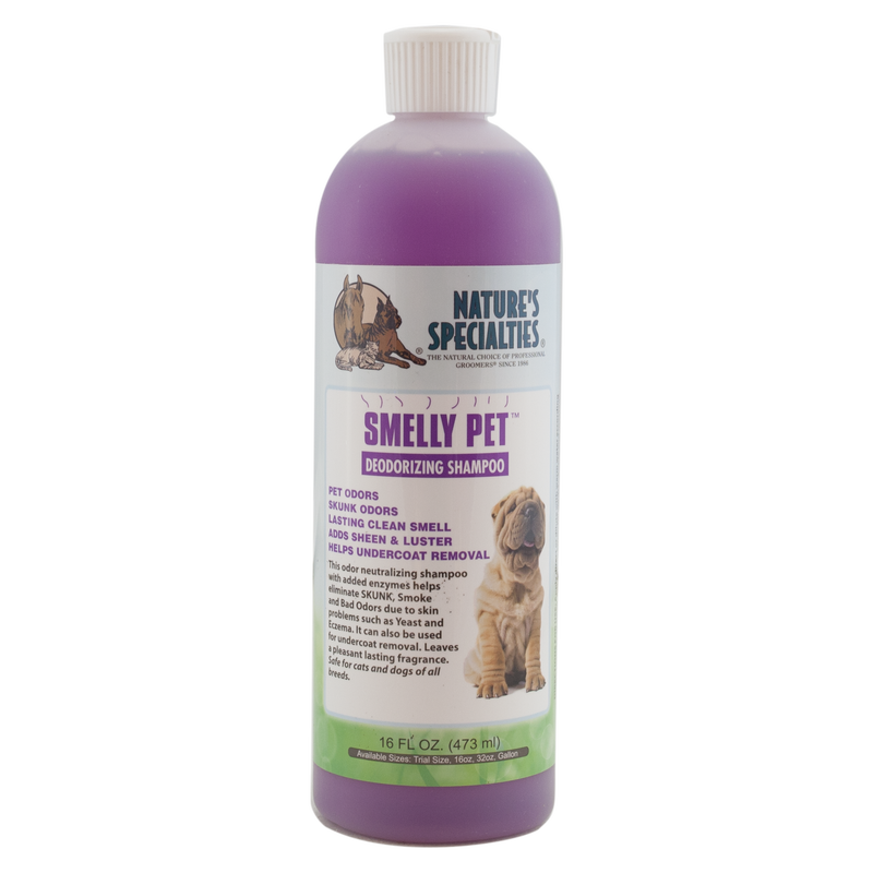 Nature's Specialties Smelly Pet Shampoo for Dogs & Cats - Odor Eliminating Formula with Natural Ingredients | Perfect for Bath Time & Grooming