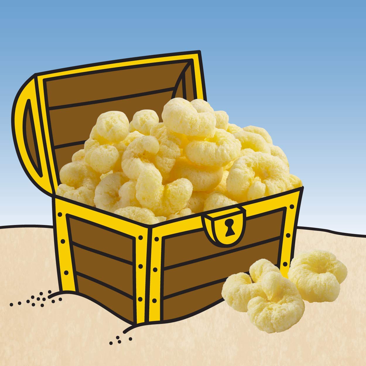 Pirate's Booty Aged White Cheddar Snack Puffs - 12 Count (6oz Bags) | Gluten Free, Healthy Kids Snacks | Perfect for School Lunches, After-School Treats & Movie Nights