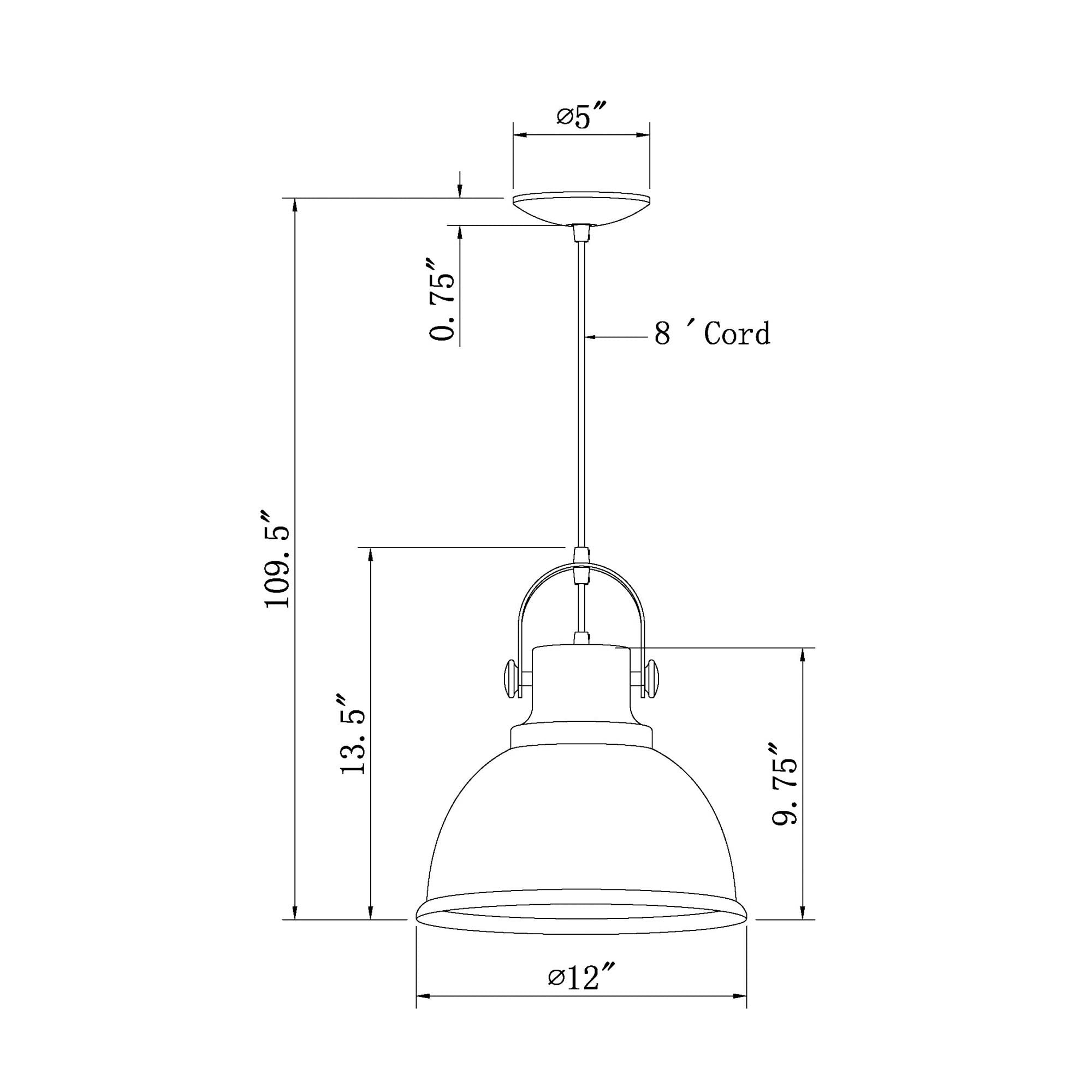 7110-01-32 Modern Bronze Single Light Pendant - Perfect for Kitchen Island, Dining Room, or Entryway Lighting
