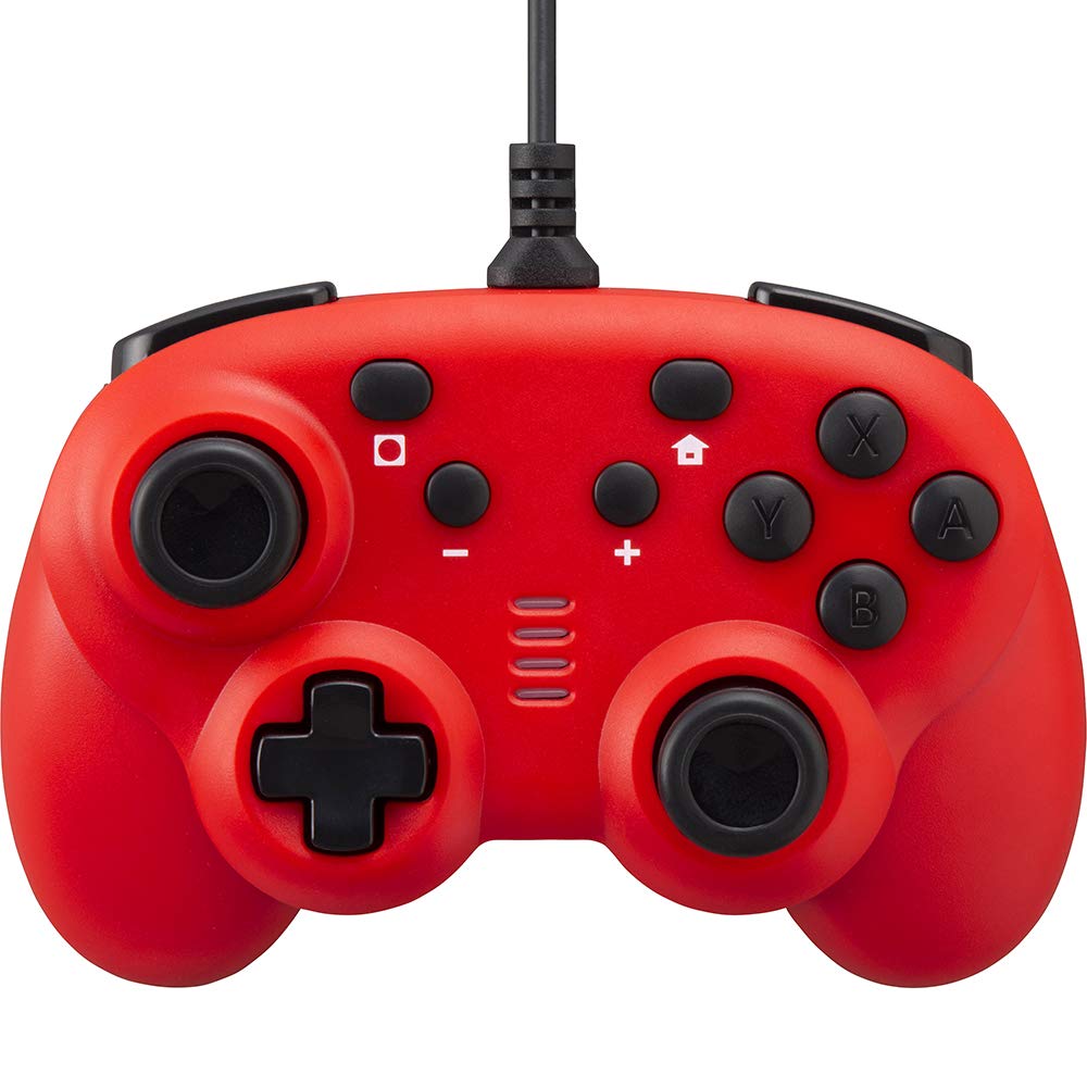 Mini Wired Gyro Controller for Nintendo Switch - Red | Motion Control Gamepad for Enhanced Gaming Experience | Perfect for Mario Kart, Zelda & Action Games