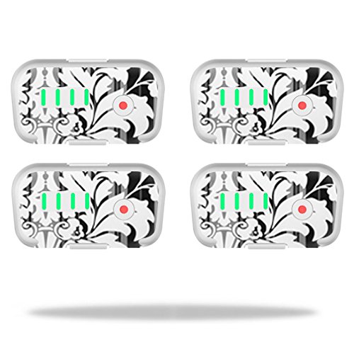 DJI Phantom 3 Battery Skin Wrap Cover Sticker (4 Pack) - Floral Retro Design | Protective Decal for Drone Batteries | Perfect for Customization & Scratch Protection