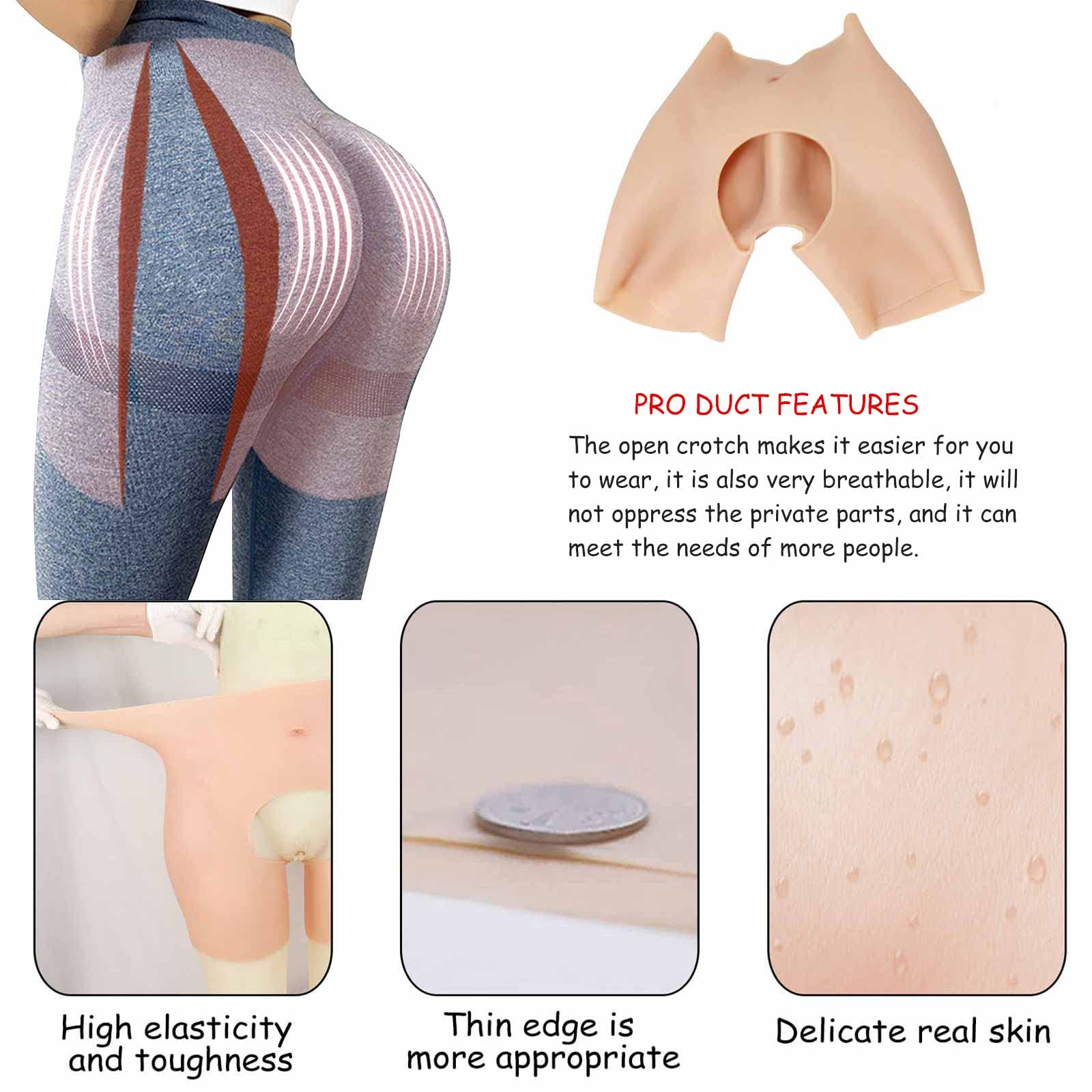 Realistic Padded Push Up Hip Enhancer Underwear - Silicone Butt Shaper Control Shorts for Cosplay, Drag Queen & Body Shaping - Perfect for Costume Parties, Performances & Confidence Boost