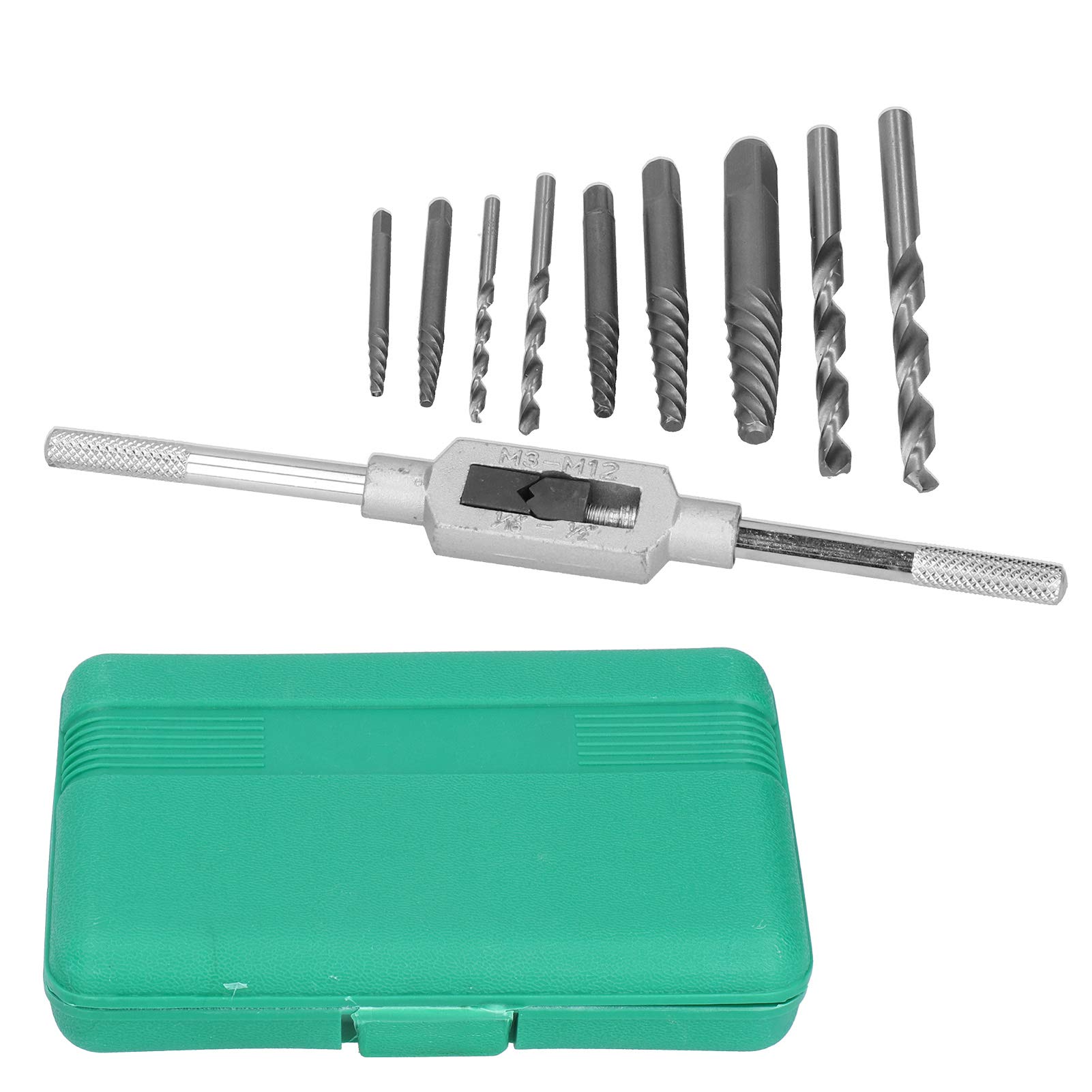 11Pcs Screw Extractor Set - Easy Out Broken Screw Remover Tool Kit for Headless & Stripped Screws | Durable Metal Screw Extractor for Home Repair, Woodworking & Automotive Maintenance