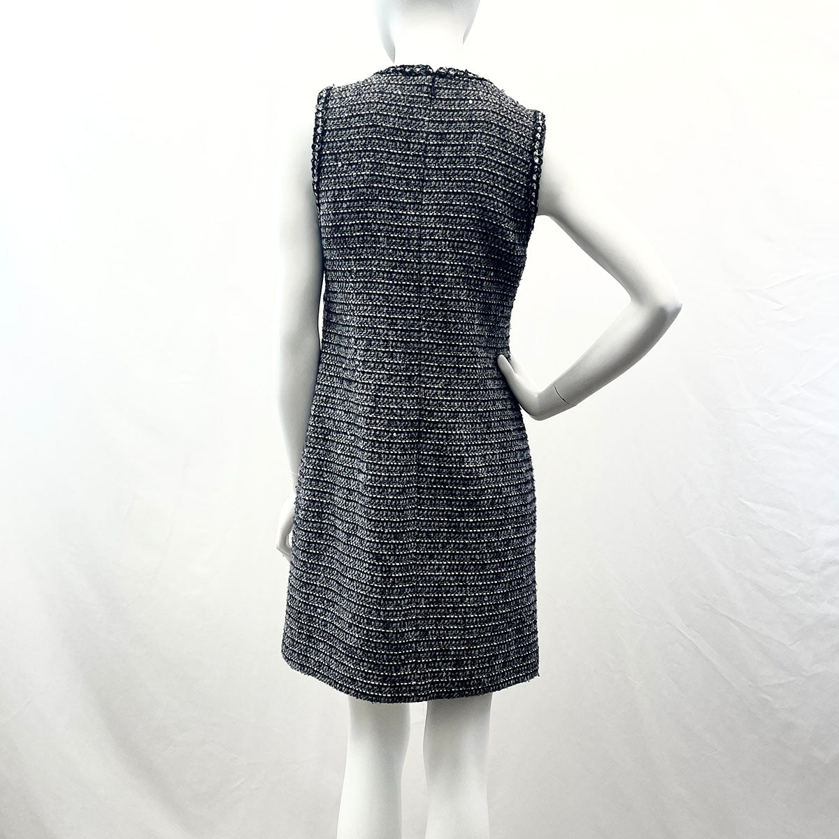 Chanel Tweed Dress for Women | Classic Luxury Designer Dress | Perfect for Cocktail Parties, Weddings & Formal Events