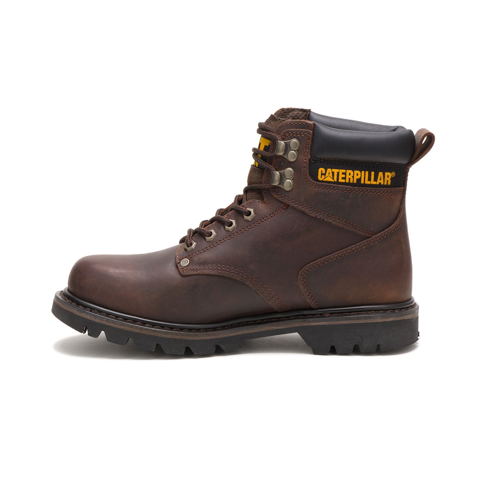 Dark Brown Soft Toe Work Boots for Men - Comfortable & Durable Second Shift Safety Shoes for Construction, Warehouse & Outdoor Work