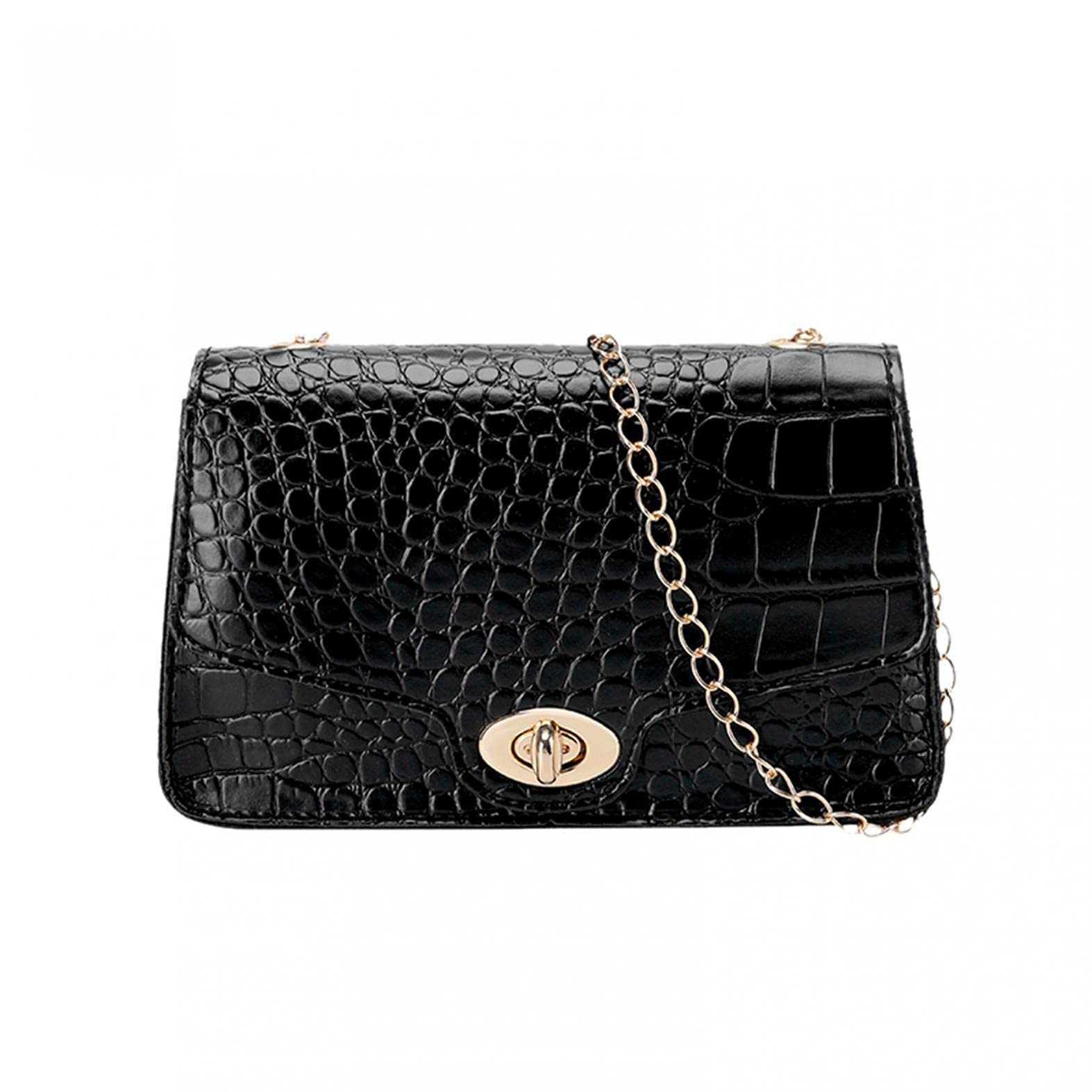 PATOPO Women's Crossbody Bag - Stylish Solid Color Shoulder Purse with Metal Buckle, Fashionable Clutch & Messenger Handbag for Ladies | Perfect for Work, Travel & Daily Use