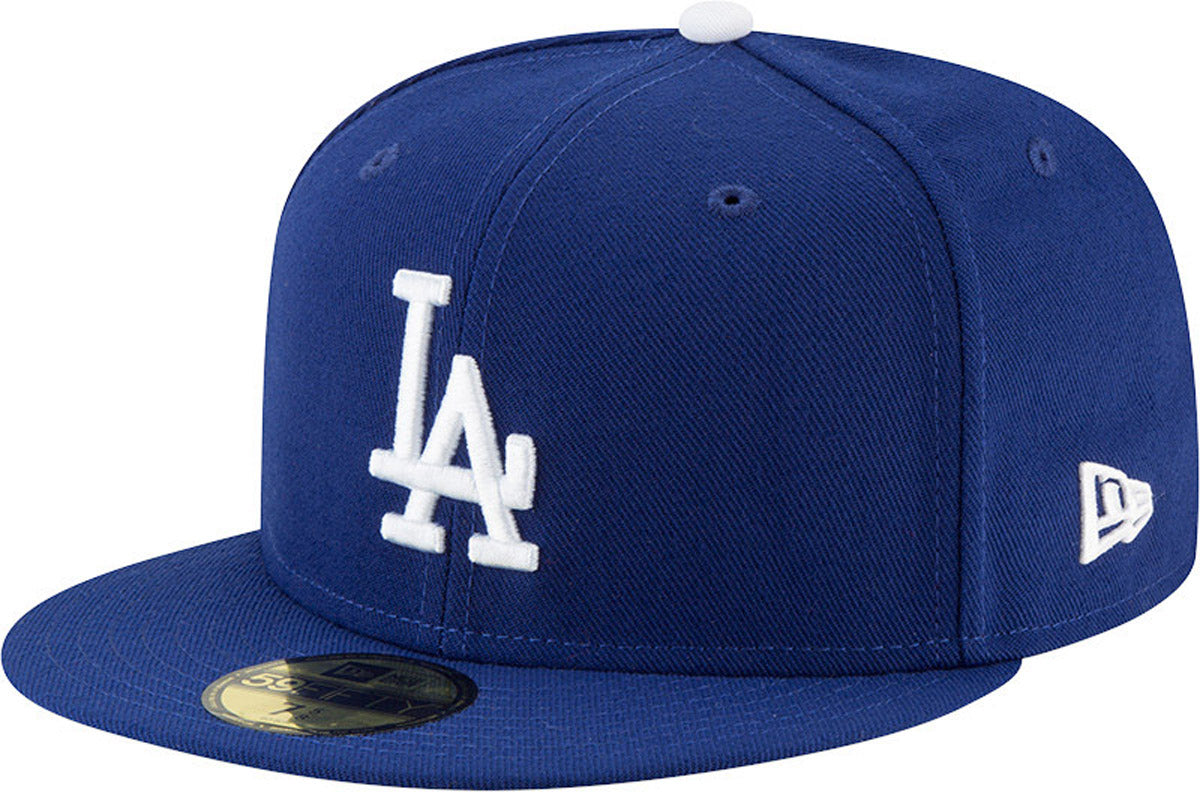 Los Angeles Dodgers New Era 59Fifty AC Performance Team Baseball Cap - Adjustable Fitted Hat for Men & Women - Perfect for Baseball Games, Sports Fans & Streetwear Fashion
