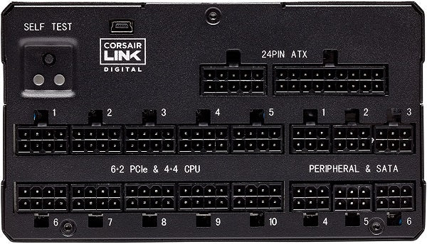Corsair AX1600i 1600W 80+ Titanium Fully Modular Digital ATX Power Supply - Ultra-Efficient PSU for Gaming PCs, Workstations & High-End Builds (UK) - Perfect for 4K Gaming, VR & Content Creation
