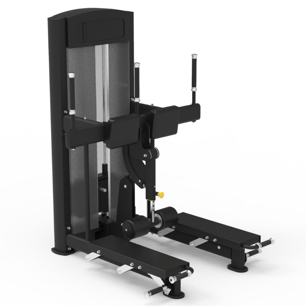 Pegasus 2S Pin Loaded Standing Leg Curl Machine - Home & Gym Leg Workout Equipment for Hamstring Training & Strength Building