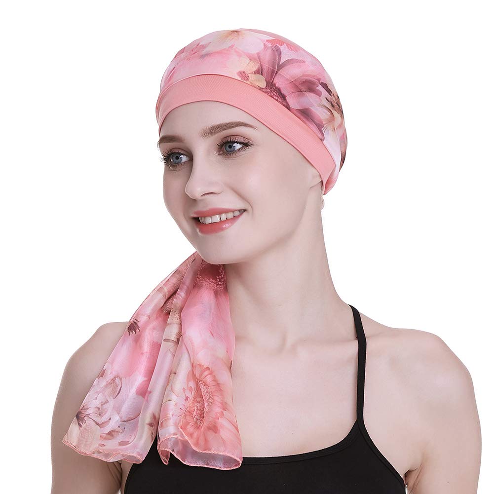 Silky Soft Chemo Cap for Women - Comfortable Head Cover for Hair Loss, Cancer Patients - Perfect for Sleeping, Daily Wear & Outdoor Activities