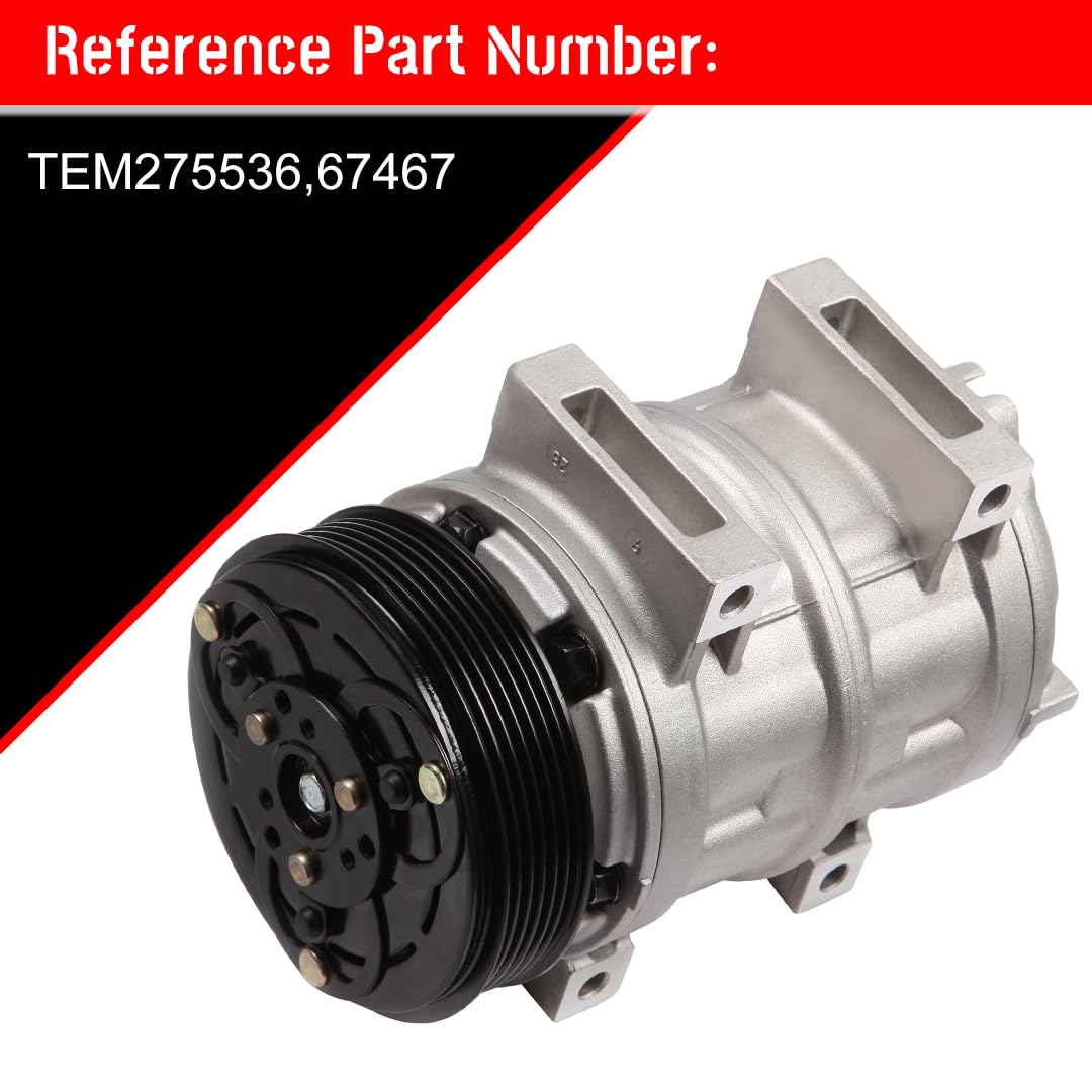 Volvo C70 S40 AC Compressor Replacement 1999-2004 - High Performance Air Conditioner Clutch Compressor - Perfect for Summer Cooling & Auto AC Repair