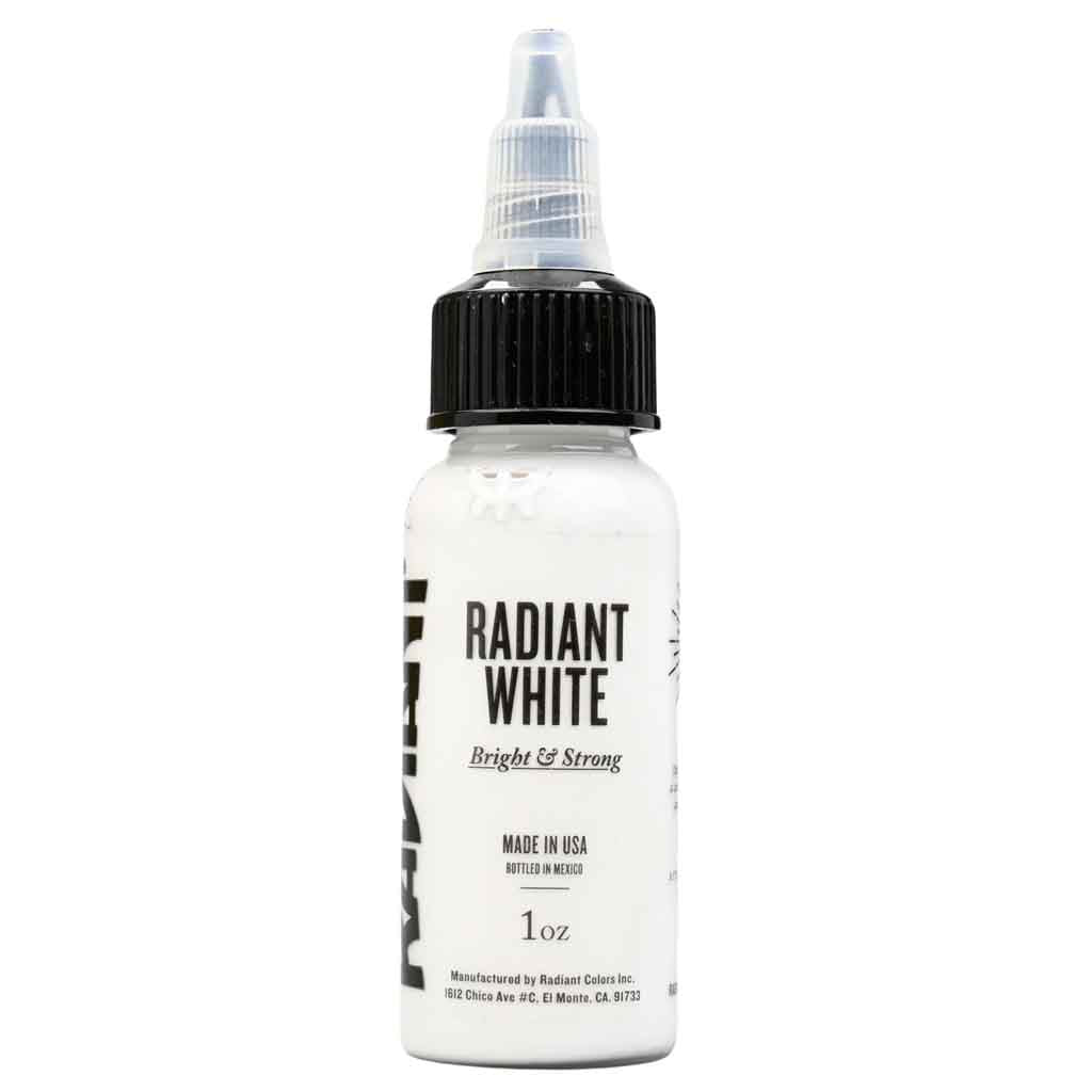 Radiant White & Radiant Ink - 1 oz Bottle for DIY Crafts, Soap Making & Candle Coloring | Premium Cosmetic Grade Pigment