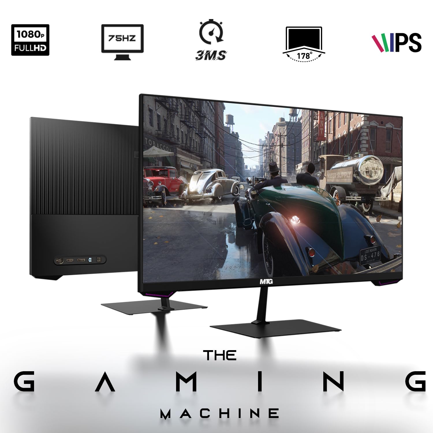 HP G3 Gaming PC - Intel i7, GT 1030, 16GB RAM, SSD+HDD - Perfect for Esports & Streaming