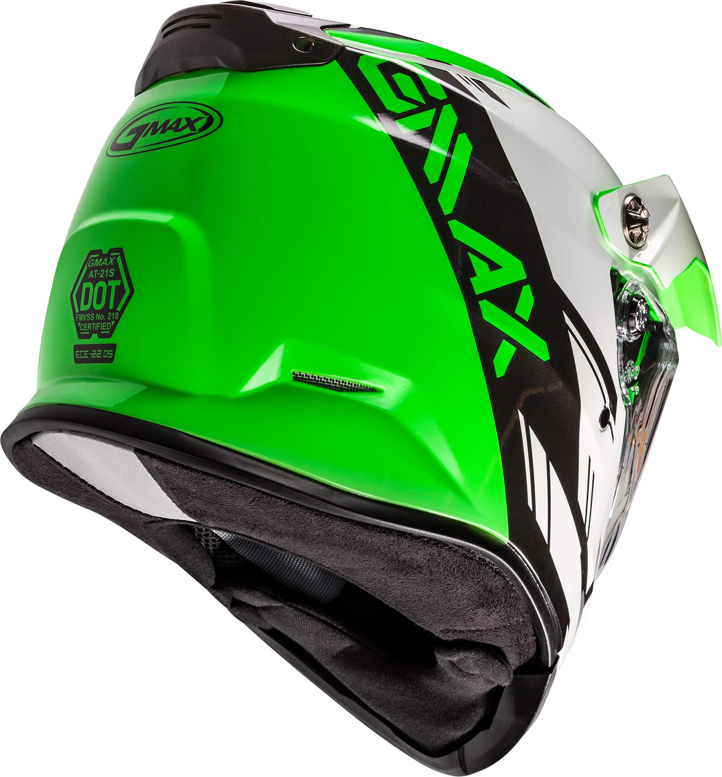 Gmax G2211054 Full Face Motorcycle Helmet - DOT Approved for Safety - Comfortable & Lightweight for Long Rides - Perfect for Street Biking & Racing
