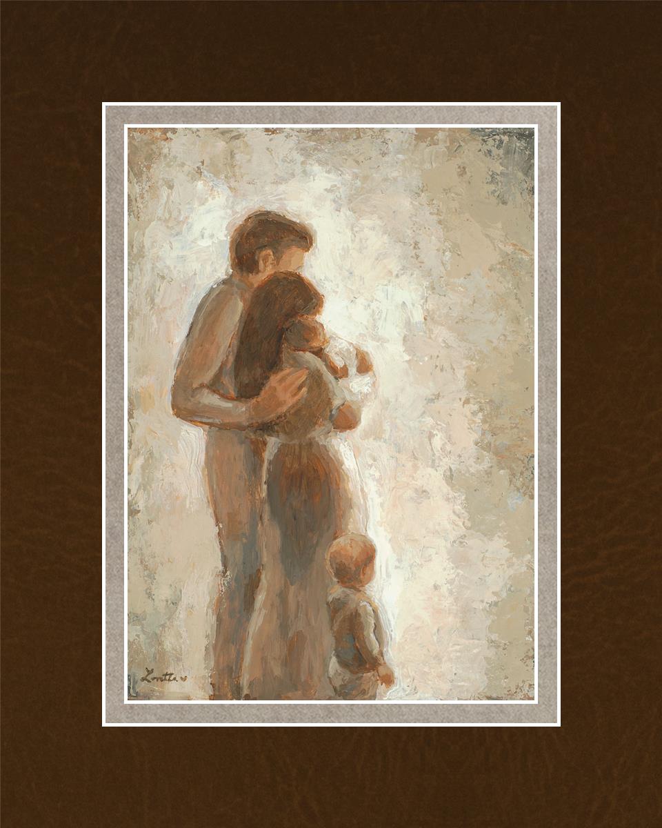 Family Looking Towards the Light - Inspirational Wall Art for Home Decor | Motivational Canvas Print for Living Room, Bedroom & Office | Perfect Gift for Family & Friends