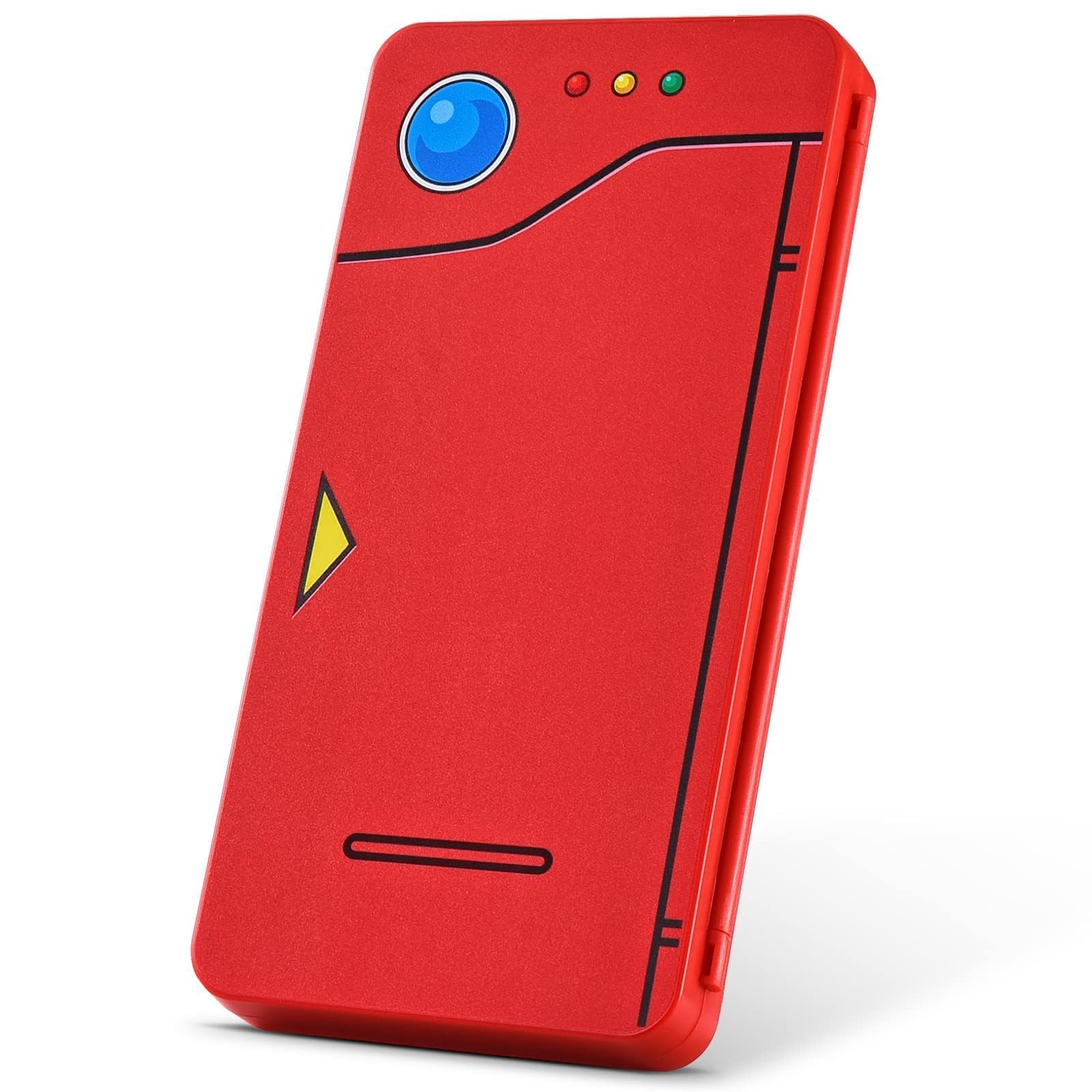 FUNLAB Switch Game Case Holder - Compatible with Nintendo Switch Games & Micro SD Cards - 24 Game Card Storage Organizer - Red - Perfect for Travel & Gaming Storage Organization