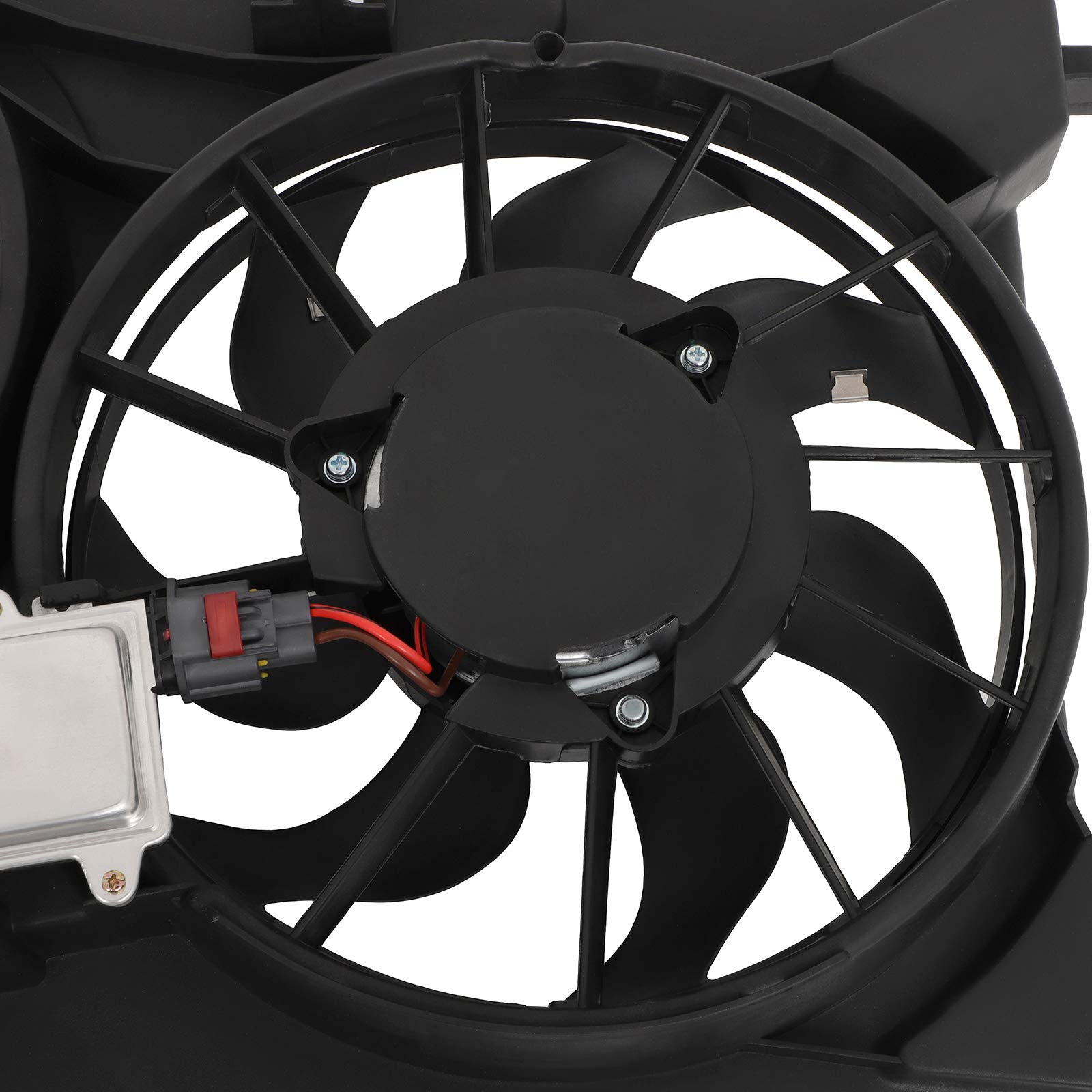 SCITOO High Performance Radiator Cooling Fan Replacement for 2010-2012 Ford Fusion & Lincoln MKZ - Perfect for Engine Overheating Prevention & Summer Driving