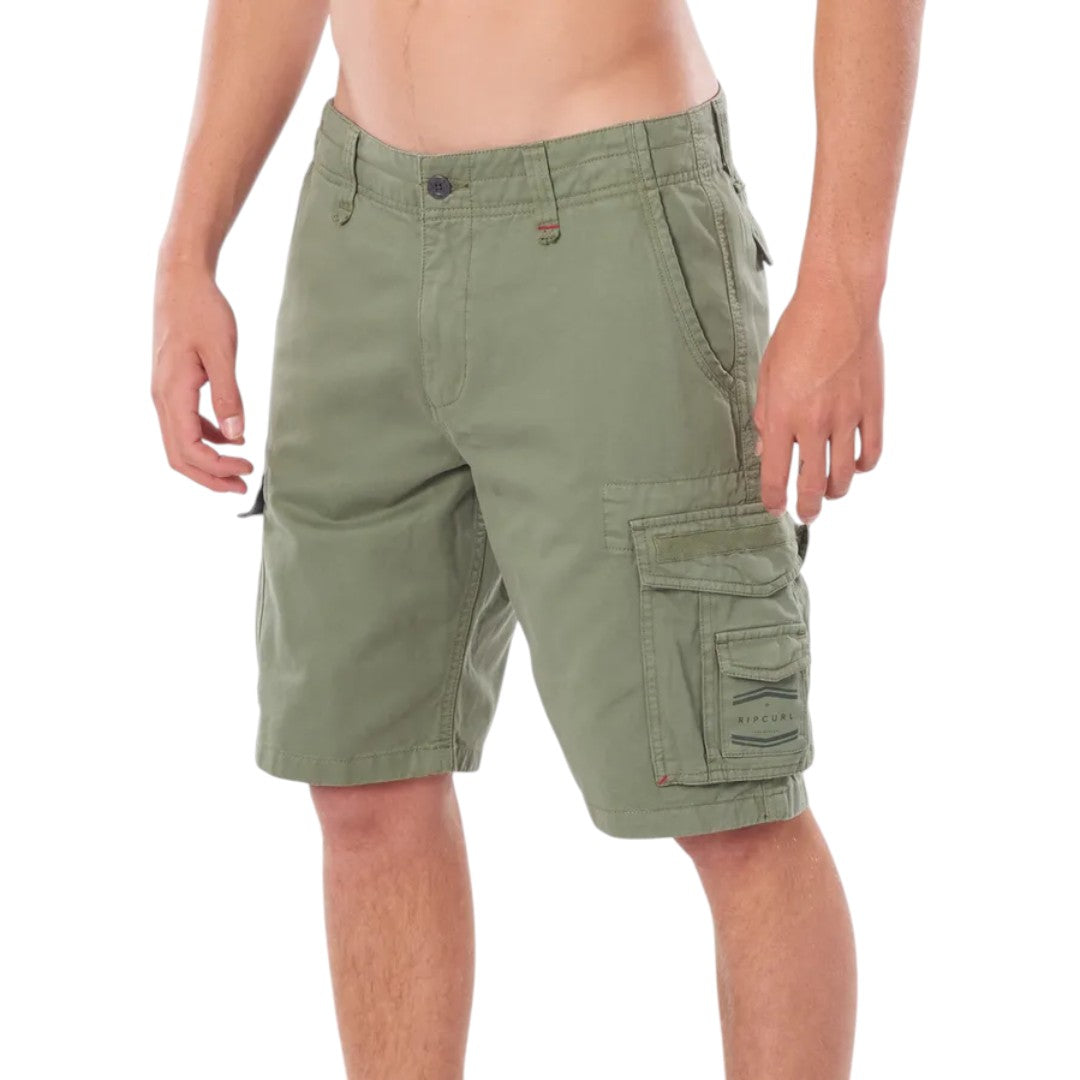 Rip Curl Classic Surf Trail Cargo Shorts for Men - Quick-Dry Beach Boardwalk Hiking Pants - Perfect for Surfing, Swimming, and Outdoor Adventures
