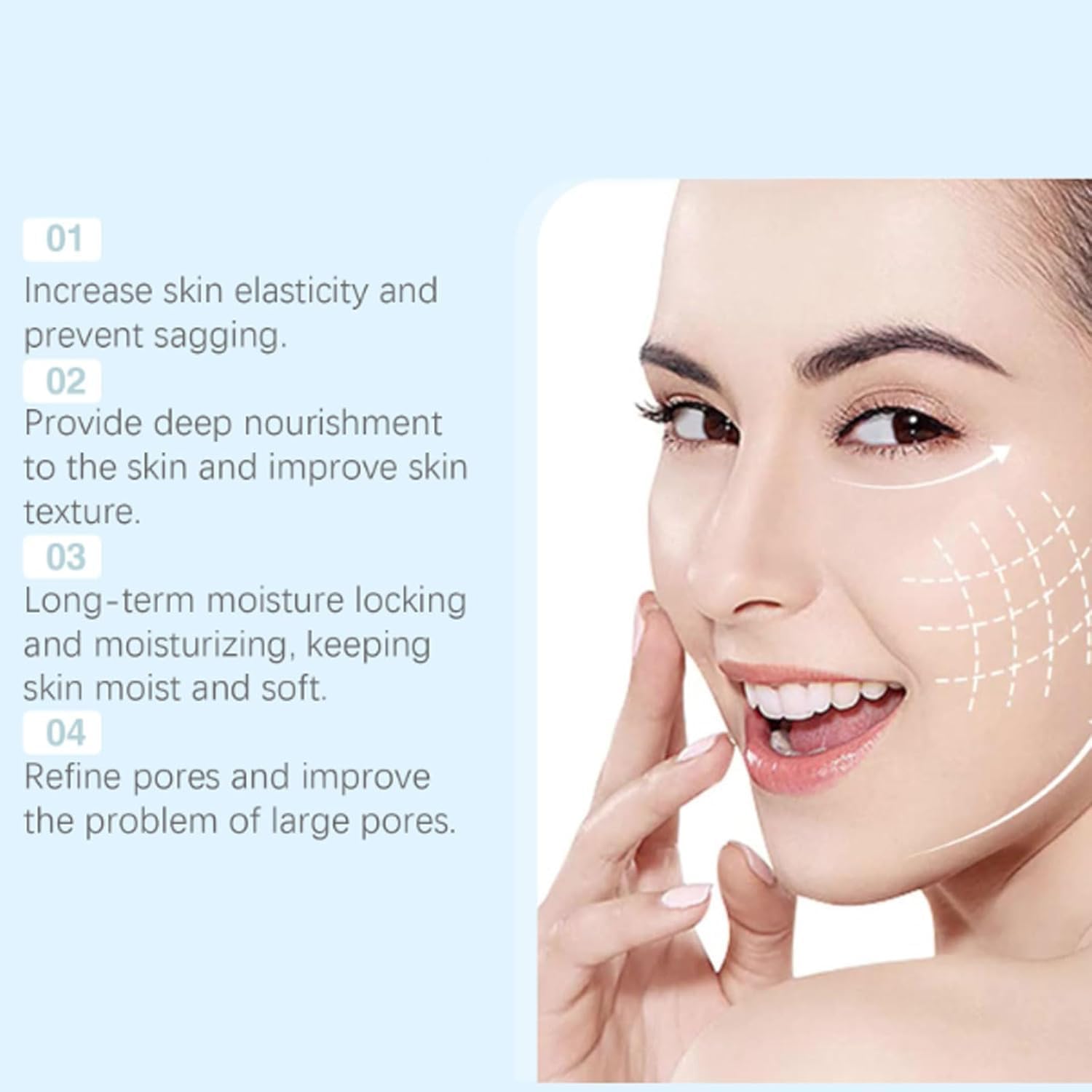 Chinology Chin Lifting Face Mask - Double Chin Reducer & Firming Treatment (3 Pack) - Anti-Aging Skin Tightening for Jawline Contour | Perfect for Home Spa, Self-Care Routine & Post-Workout Recovery