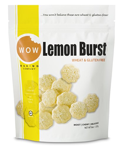 WOW Baking Company Gluten Free Lemon Burst Cookies - 8 oz Pack | Delicious Dairy Free Snacks for School, Travel & Parties | Vegan & Allergy Friendly Treats